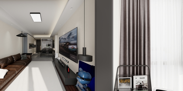 猪蹄君-现代风-卡萨帝智能套系-陈小楠-中交紫薇78-装修设计方案