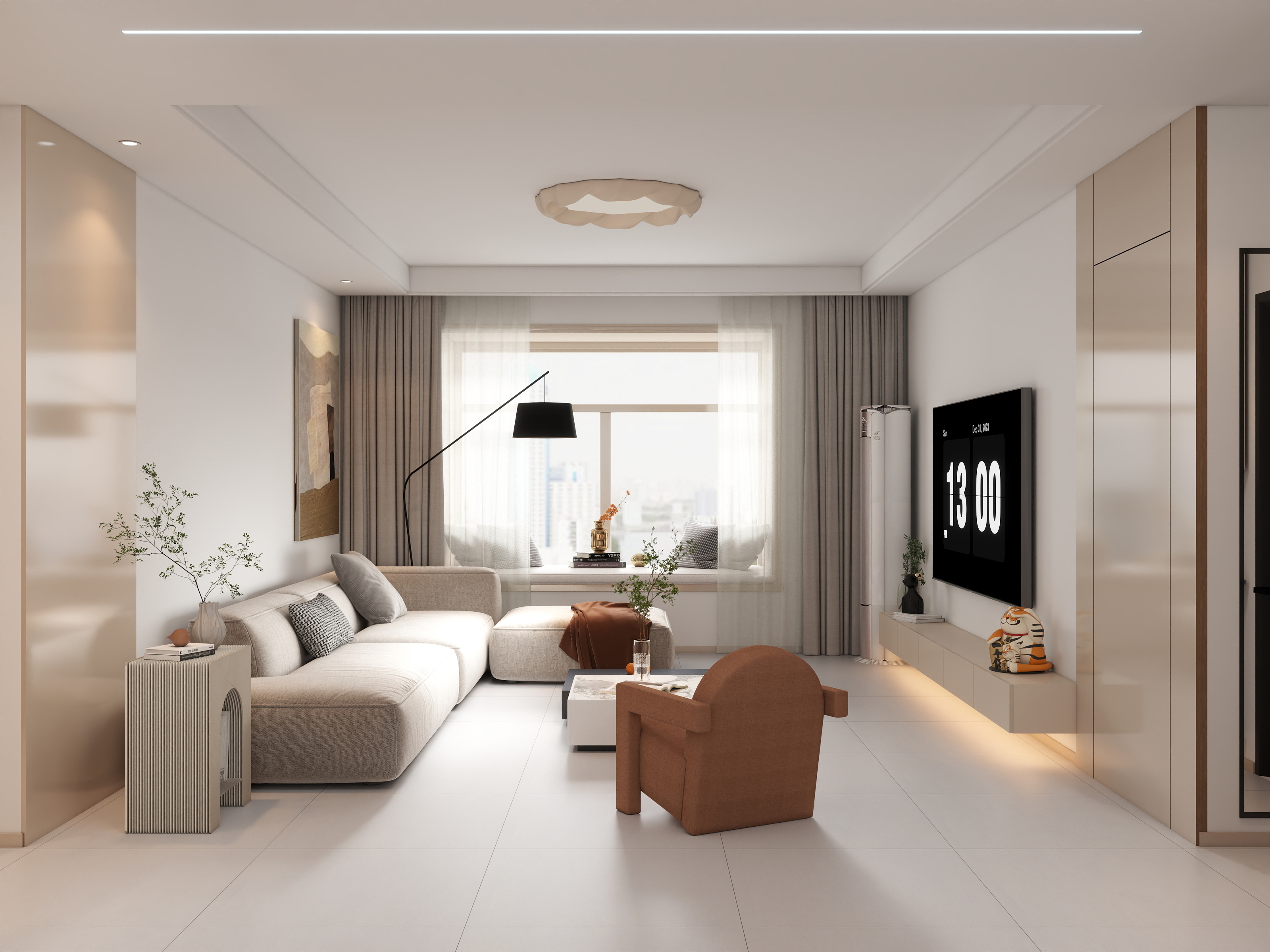 孙旭-和悦名著107㎡3室-装修设计方案