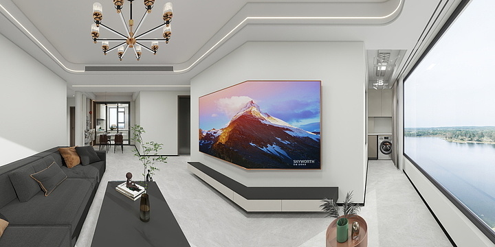 王双荣-昌骅2-1-702现代简约-装修设计方案