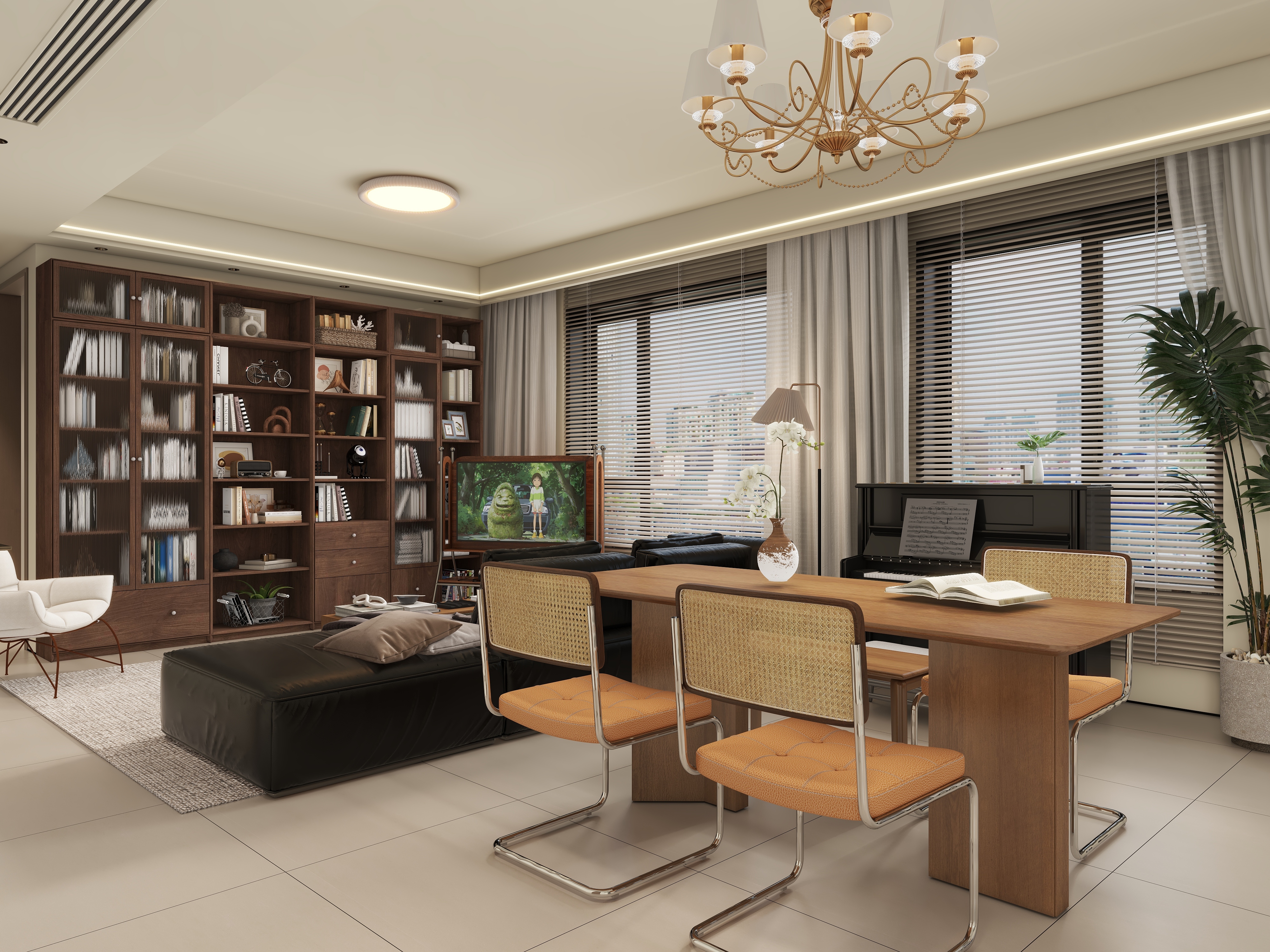 白天驰vEme-99㎡4室-装修设计方案