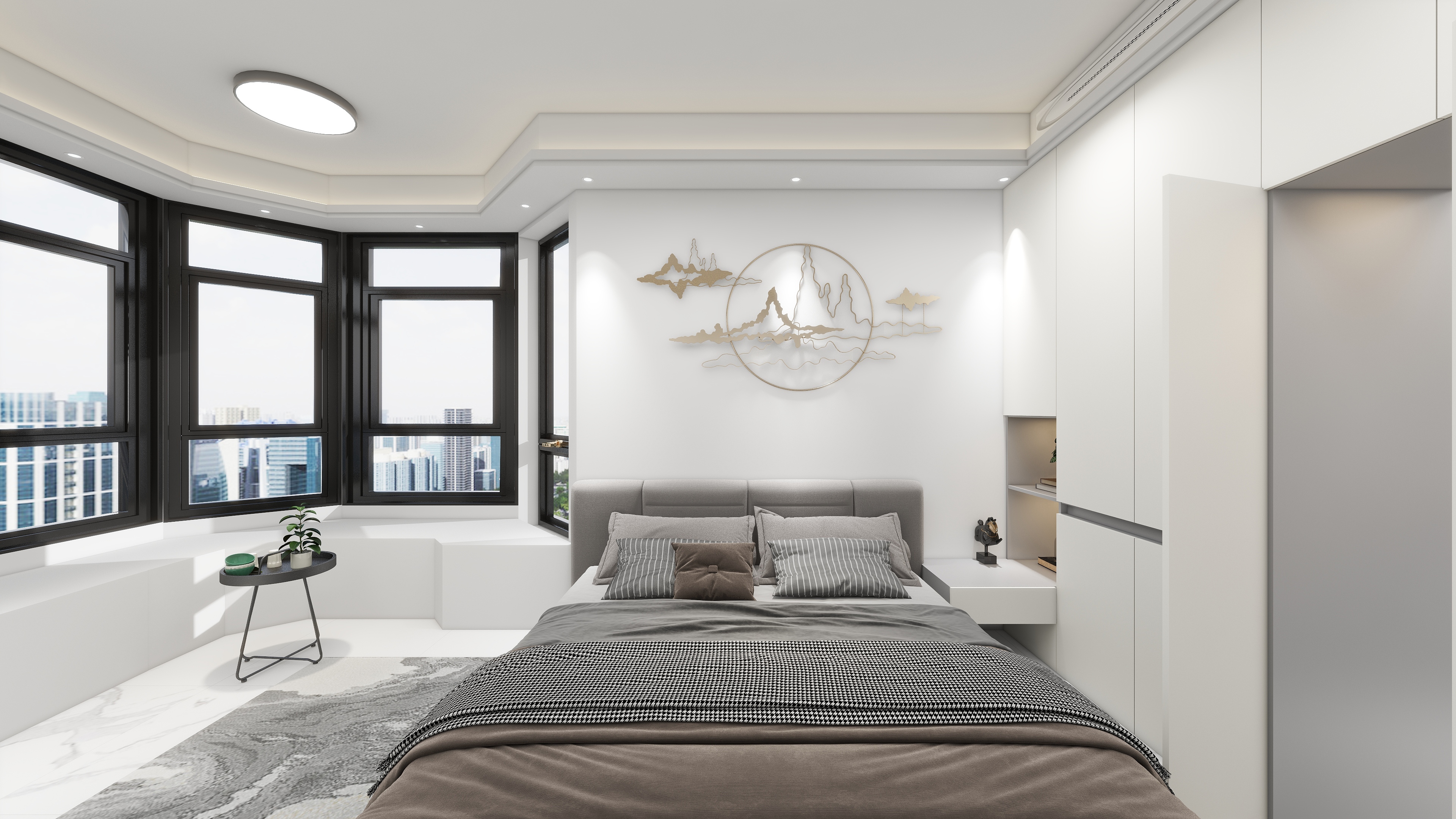 老宇设计-QIQI133㎡3室-装修设计方案