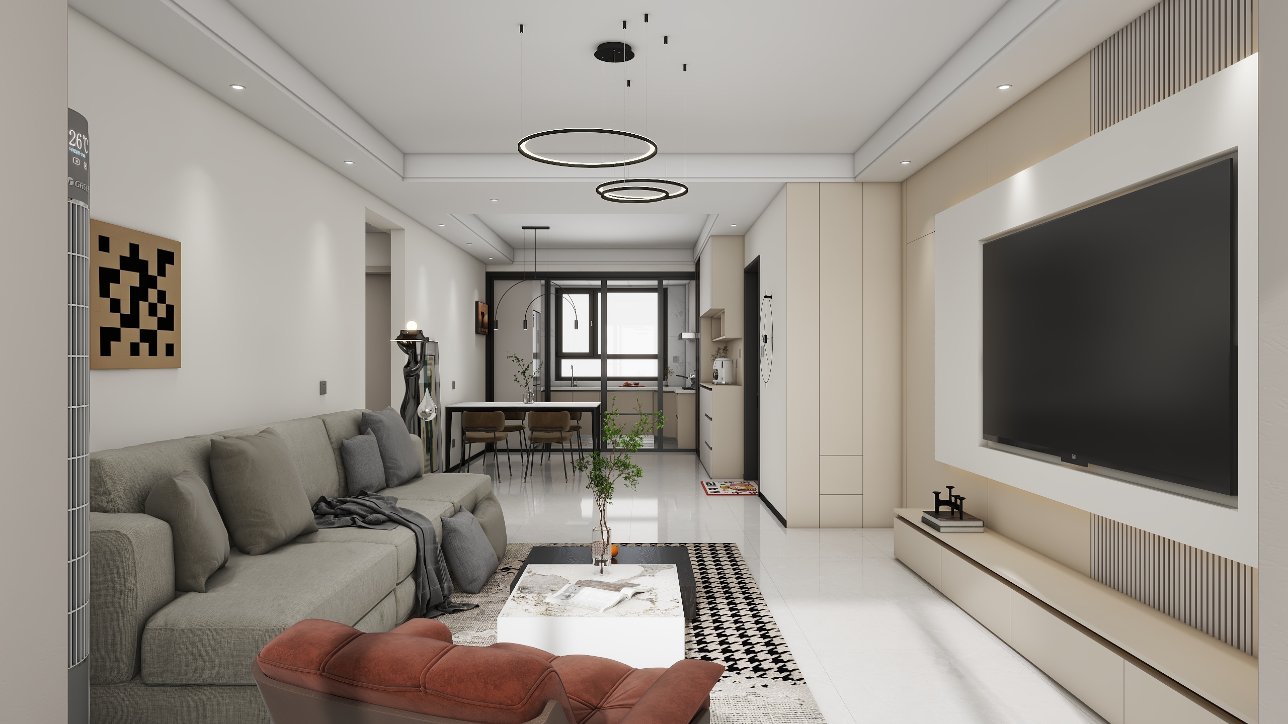 ONE丨DESIGN丨刘辰尧-御龙湾147㎡3室-装修设计方案