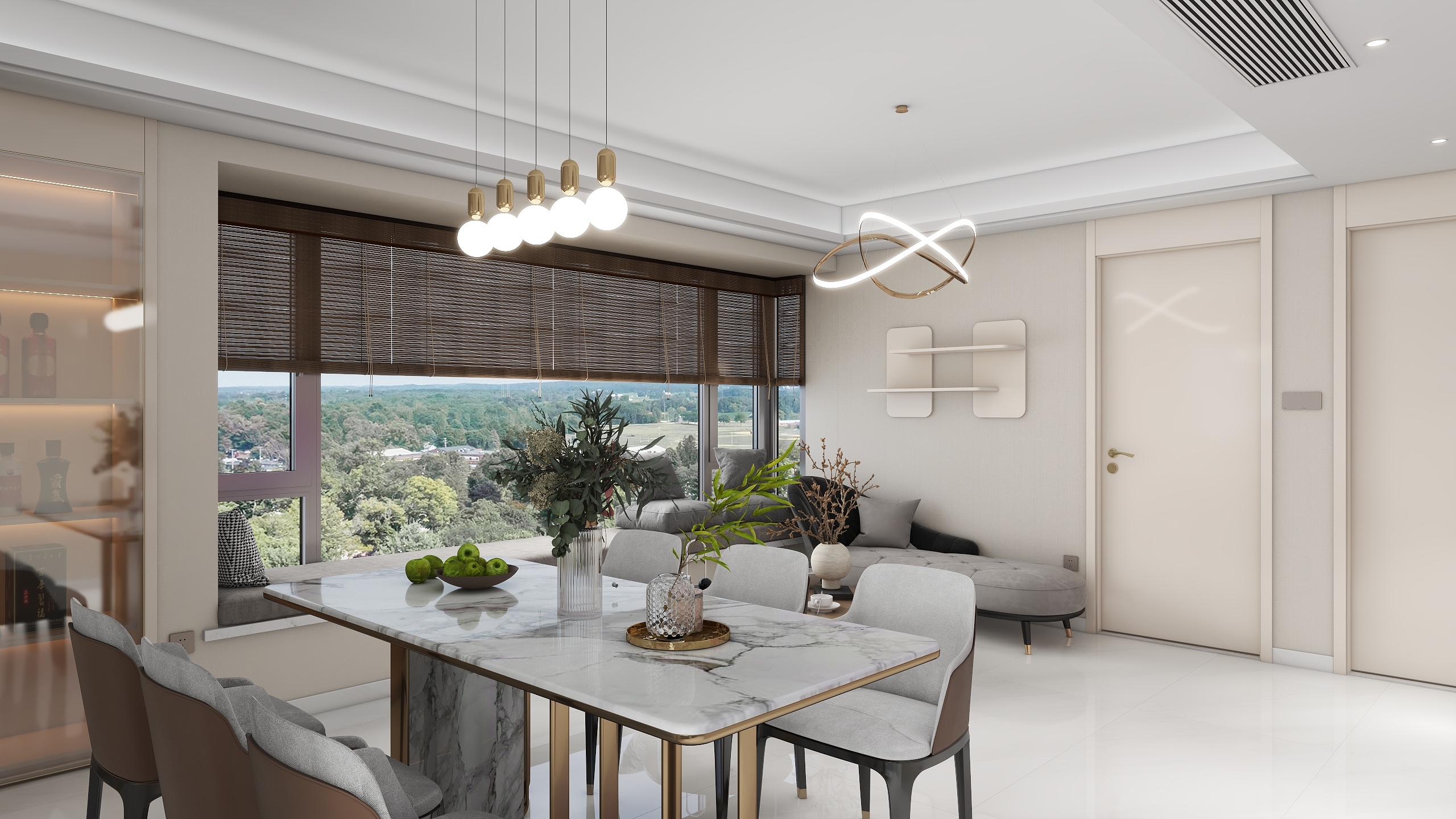 智能家居客服部7-93㎡改造三室-装修设计方案