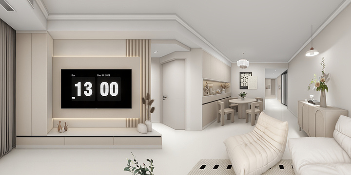 小敏家杂货铺-巴蜀广场3-305-第一版-装修设计方案