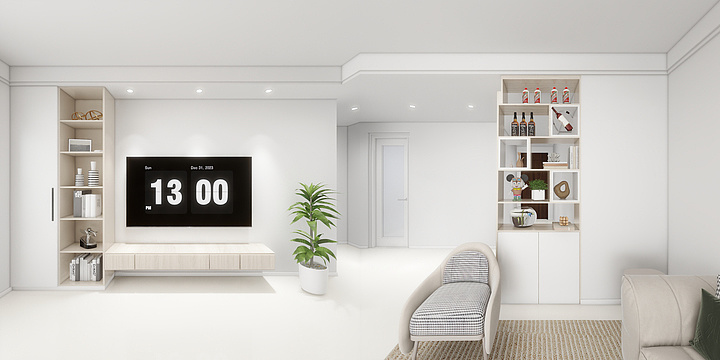 干装修的大龙-龙腾华城3-1-2103-装修设计方案