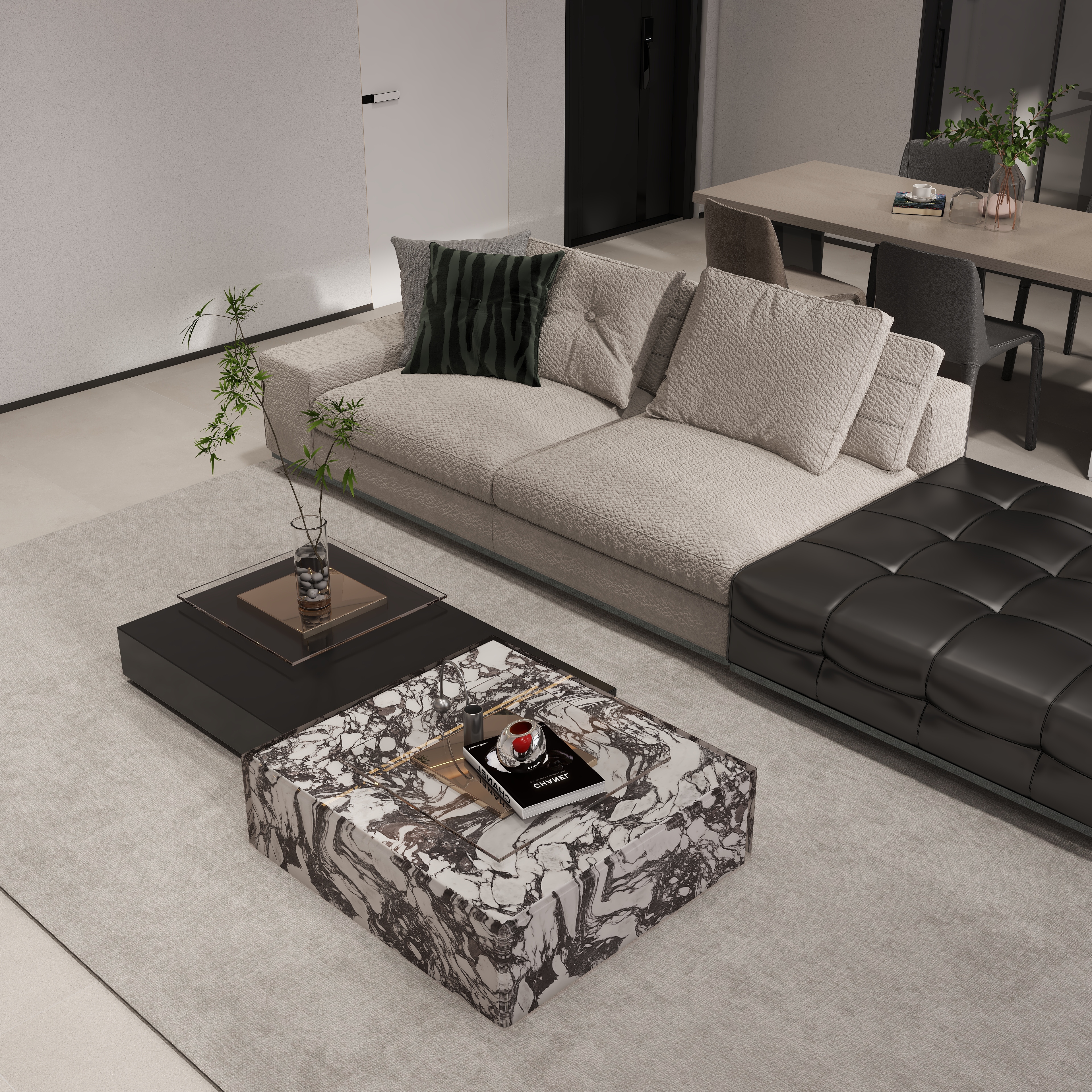 姜小龙-锦云里 效果图-装修设计方案