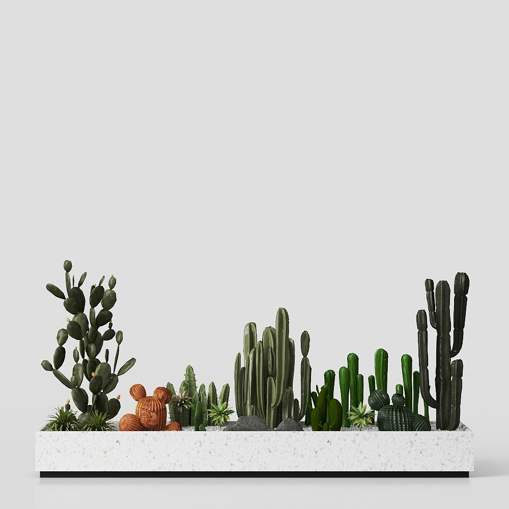 植物堆3D模型