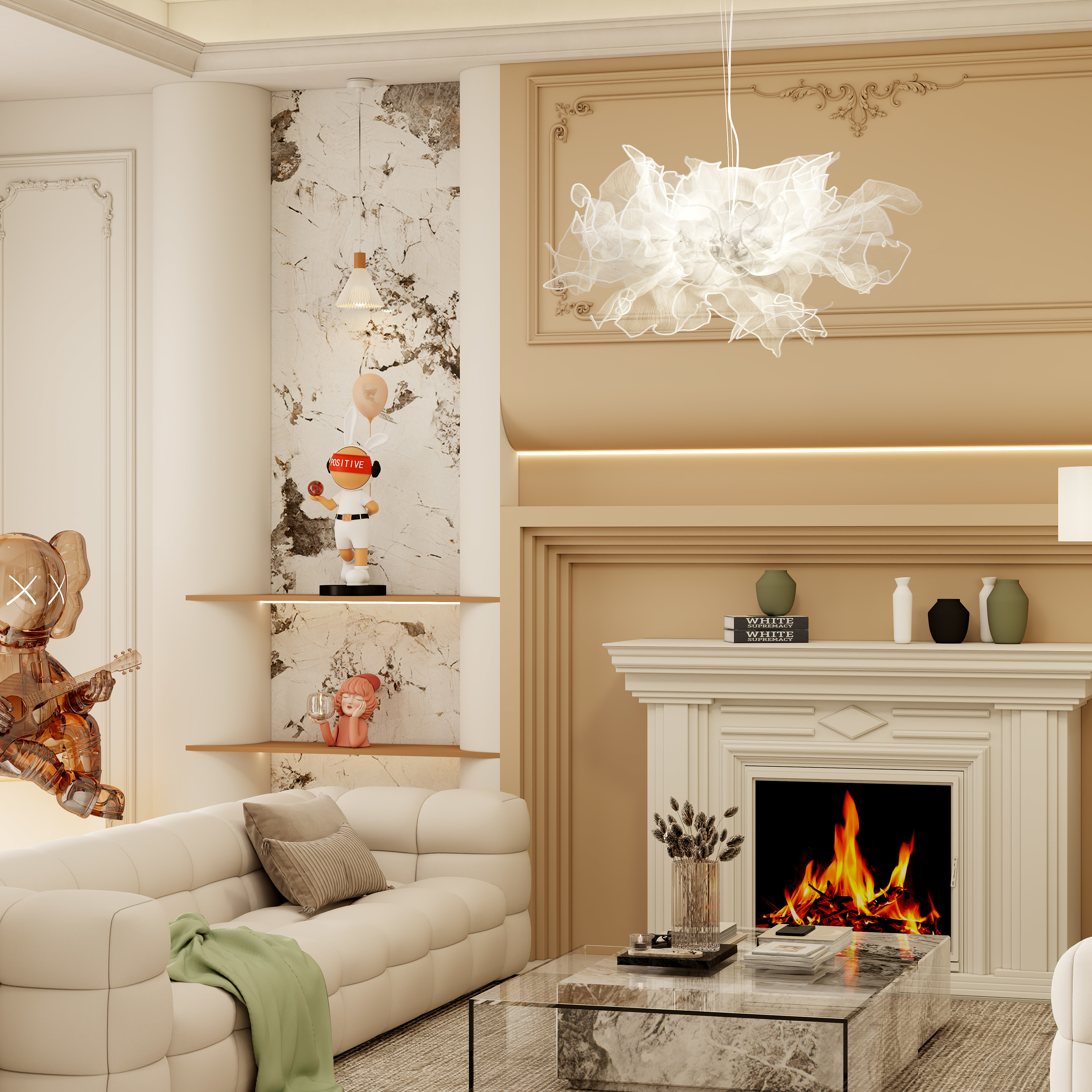 壹诺设计工作室-法式装修效果图