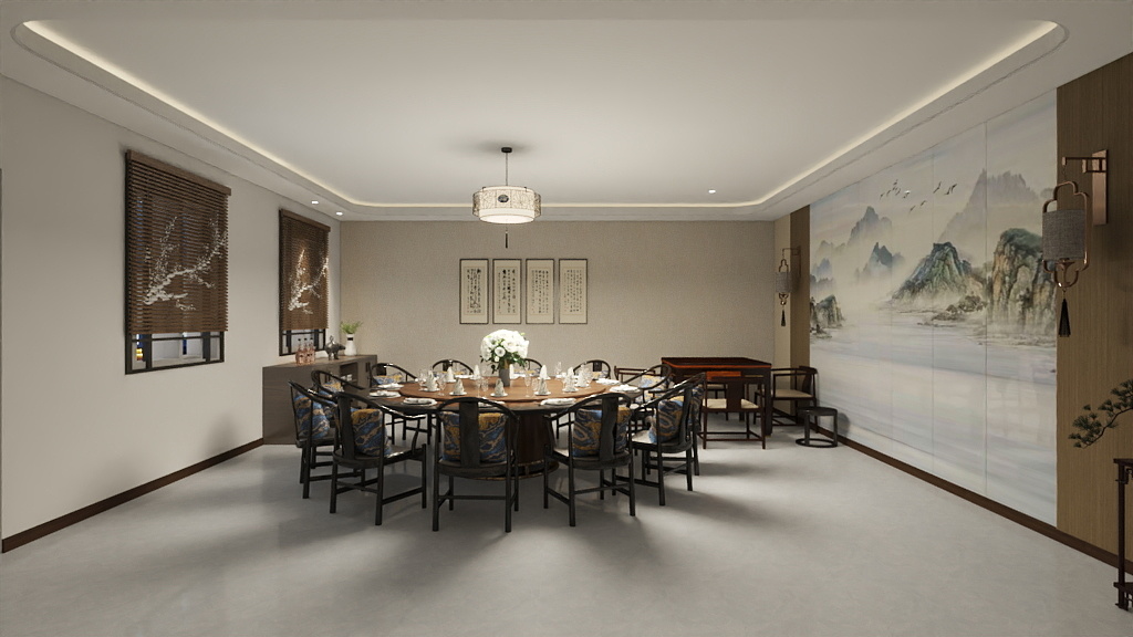 阿标设计-项目部包厢-装修设计方案