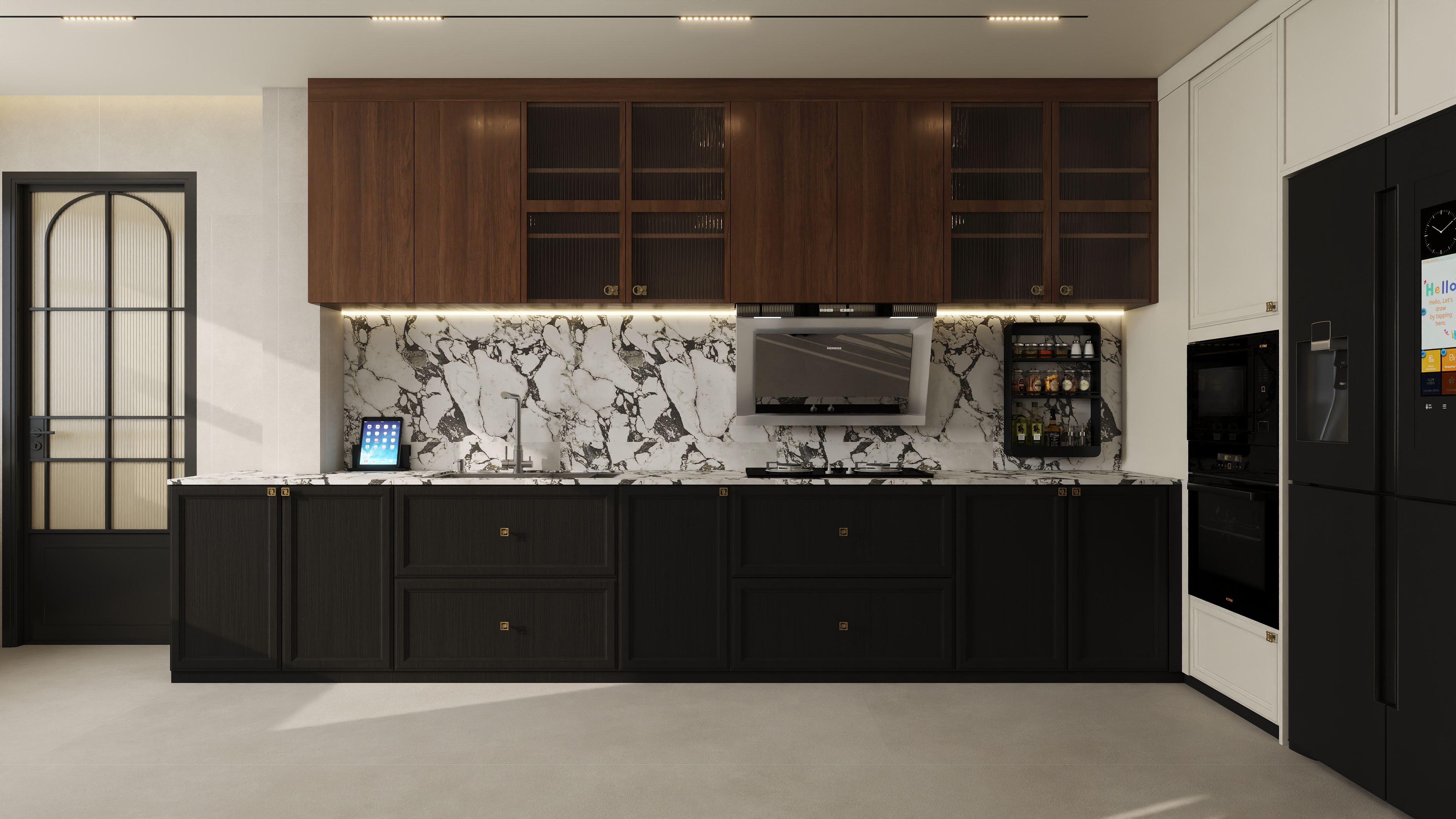 张煜强煜境设计-279平米中古奶油大平层装修效果图