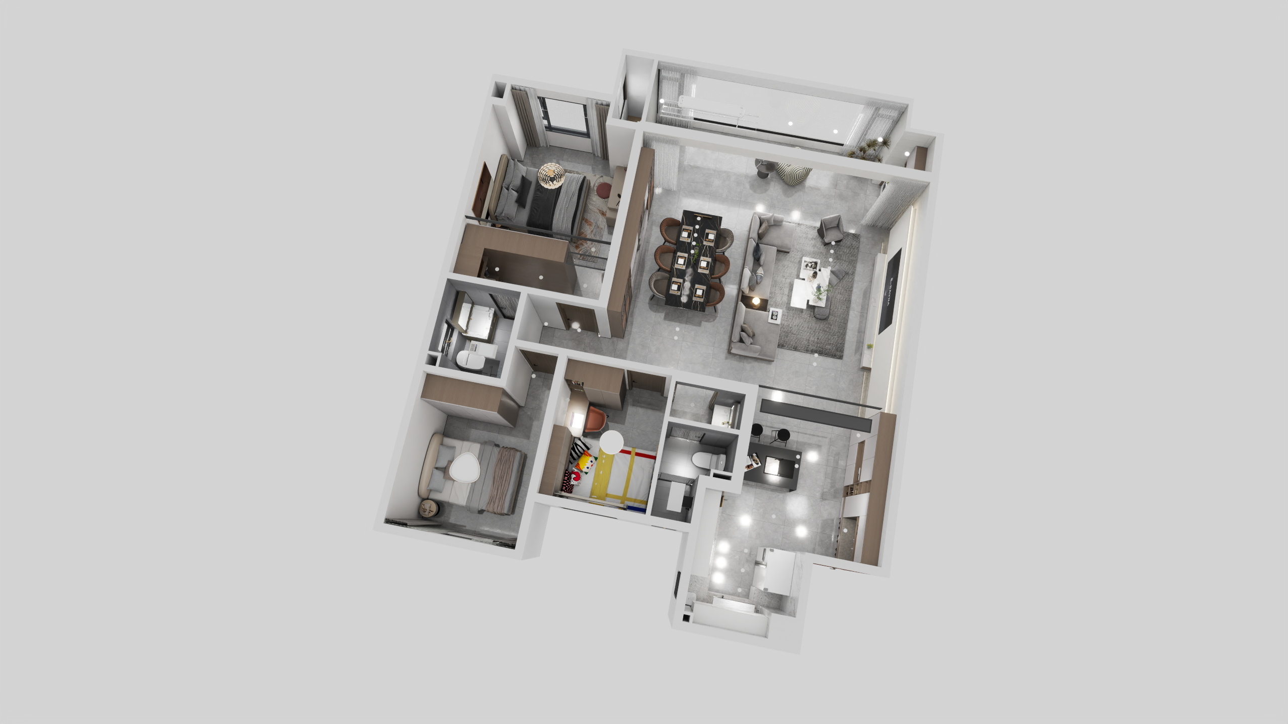 刘秋男-濮水庄园19栋1001-装修设计方案