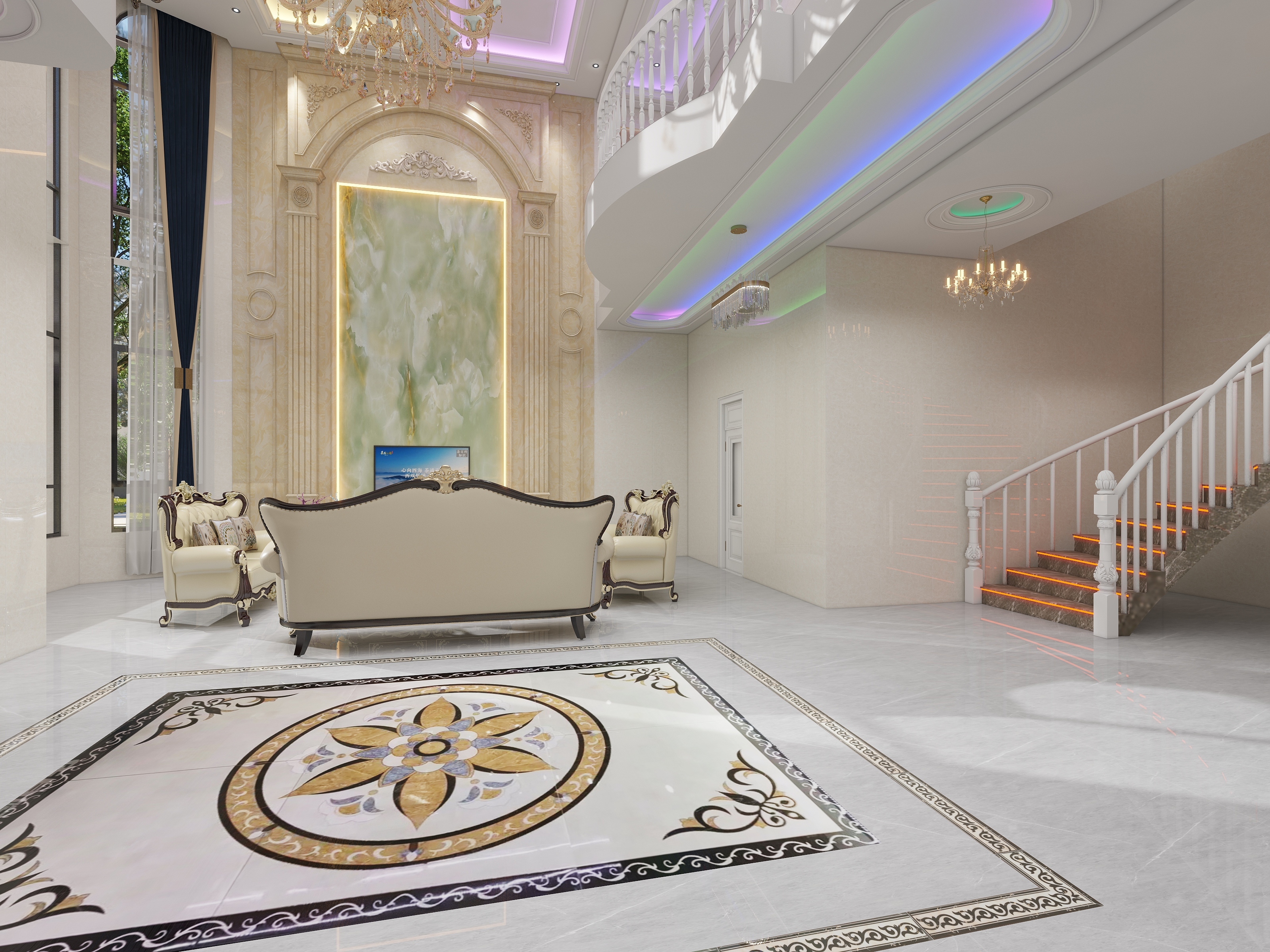 旺家装饰建材-欧式别墅-装修设计方案