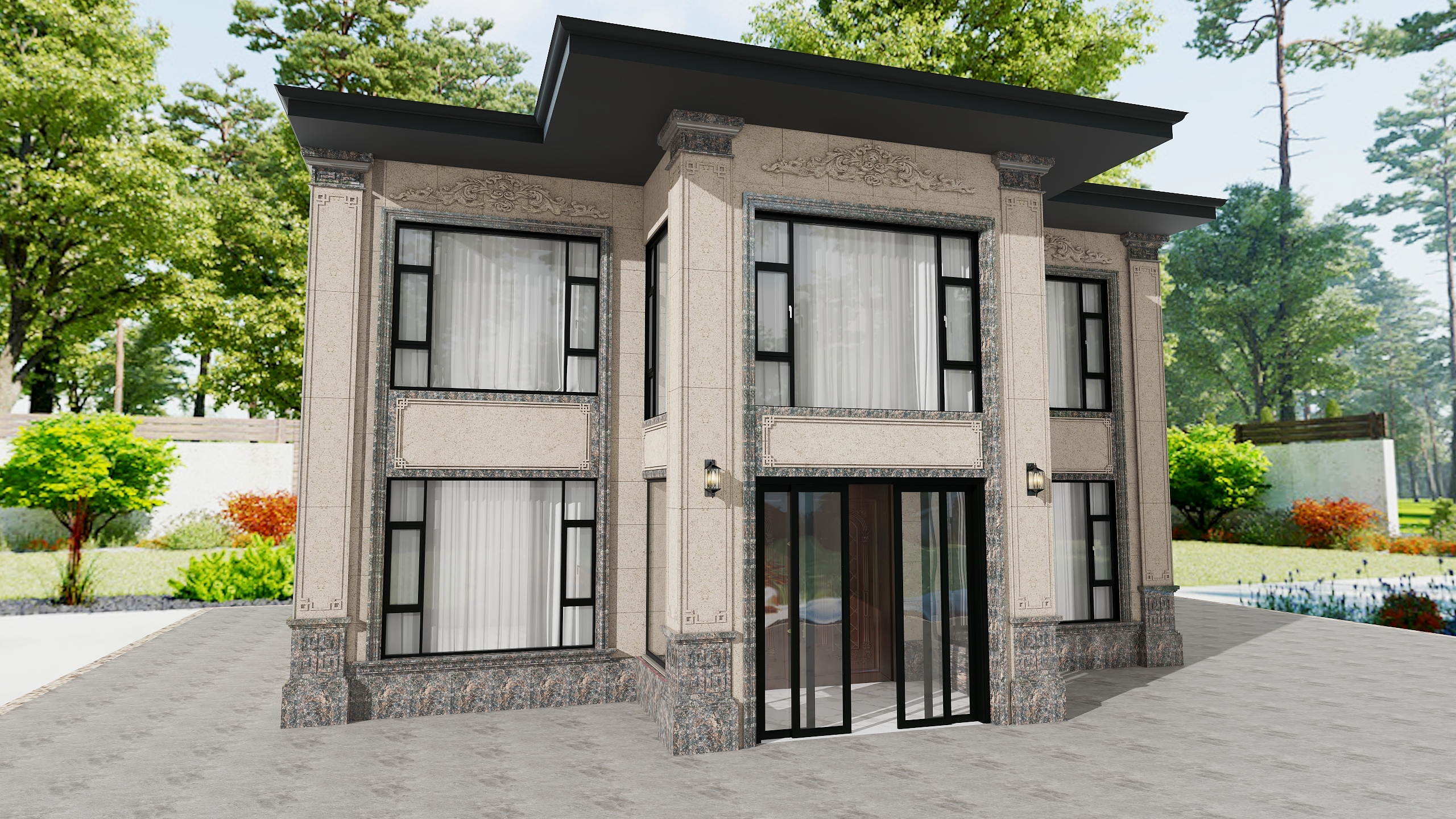 设计师彭念-外立面-装修设计方案