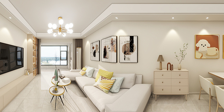 整装空间设计-上河郡3#1401室-装修设计方案