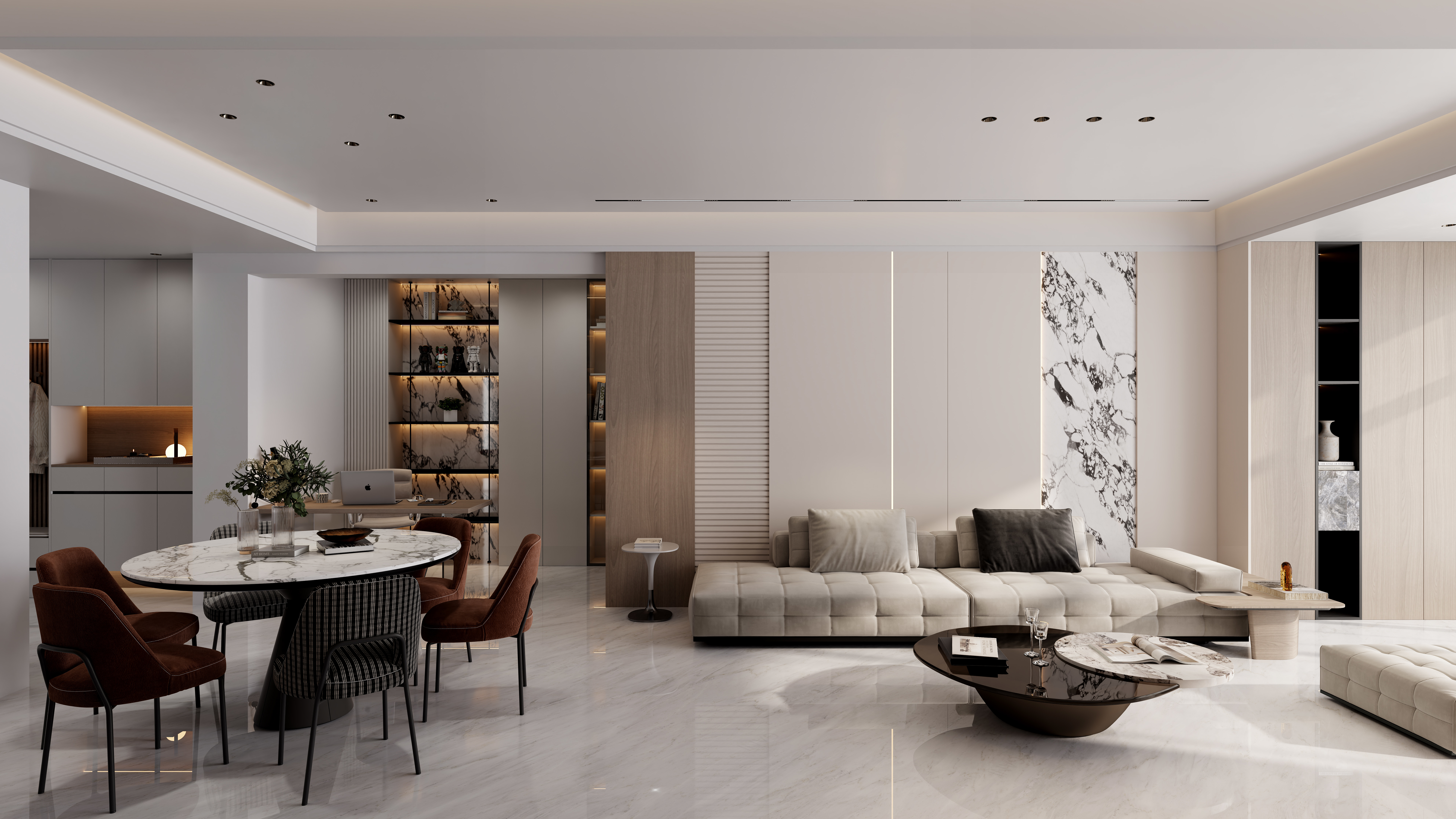 彭文廉-龙湖91栋02户型-世纪冰玉-现代简约-装修设计方案