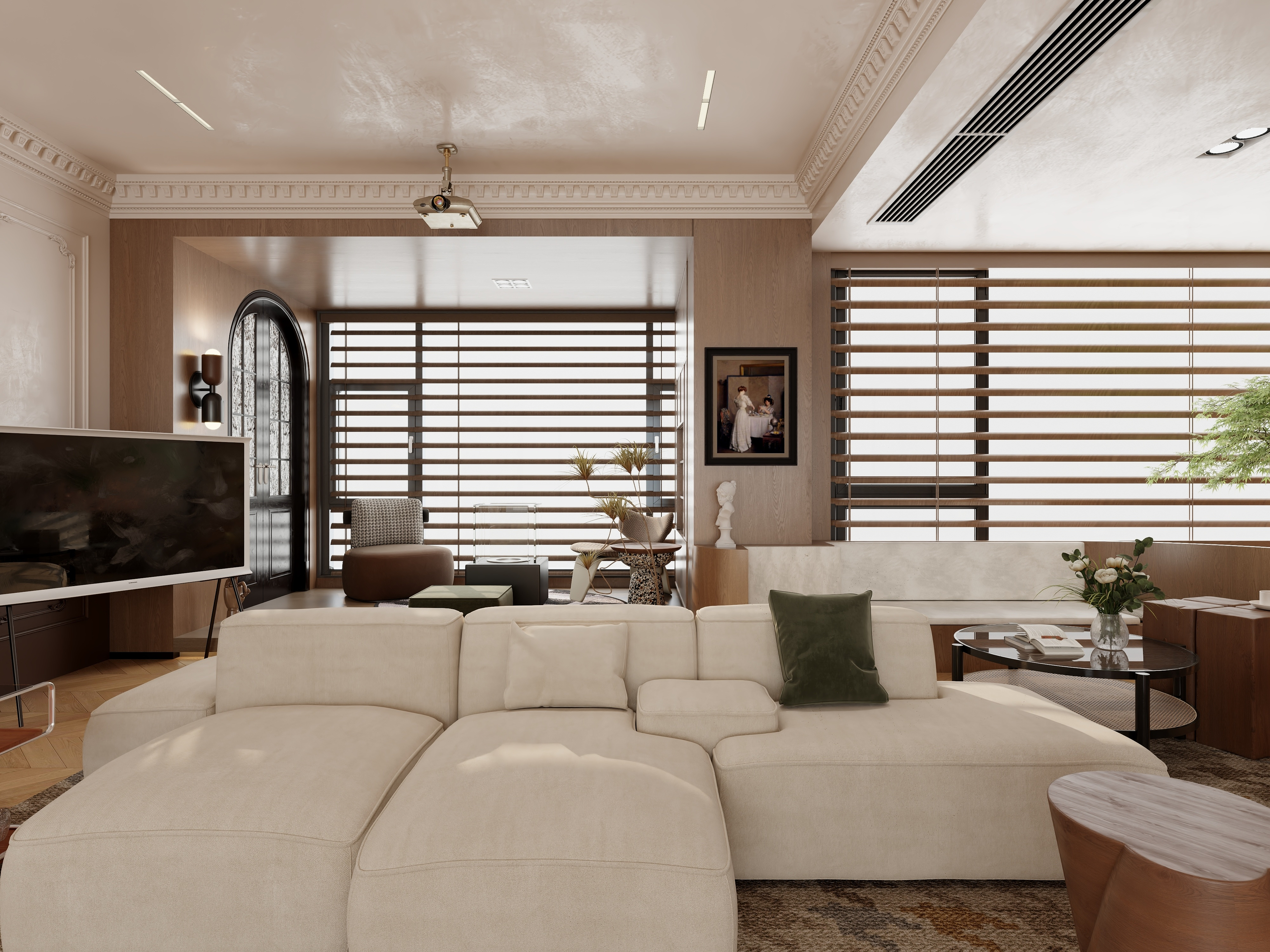 5664hjvbm-148㎡2室装修效果图