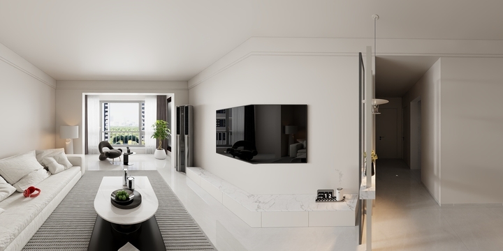 裹绒效果图-好美华庭28栋1502-副本-装修设计方案