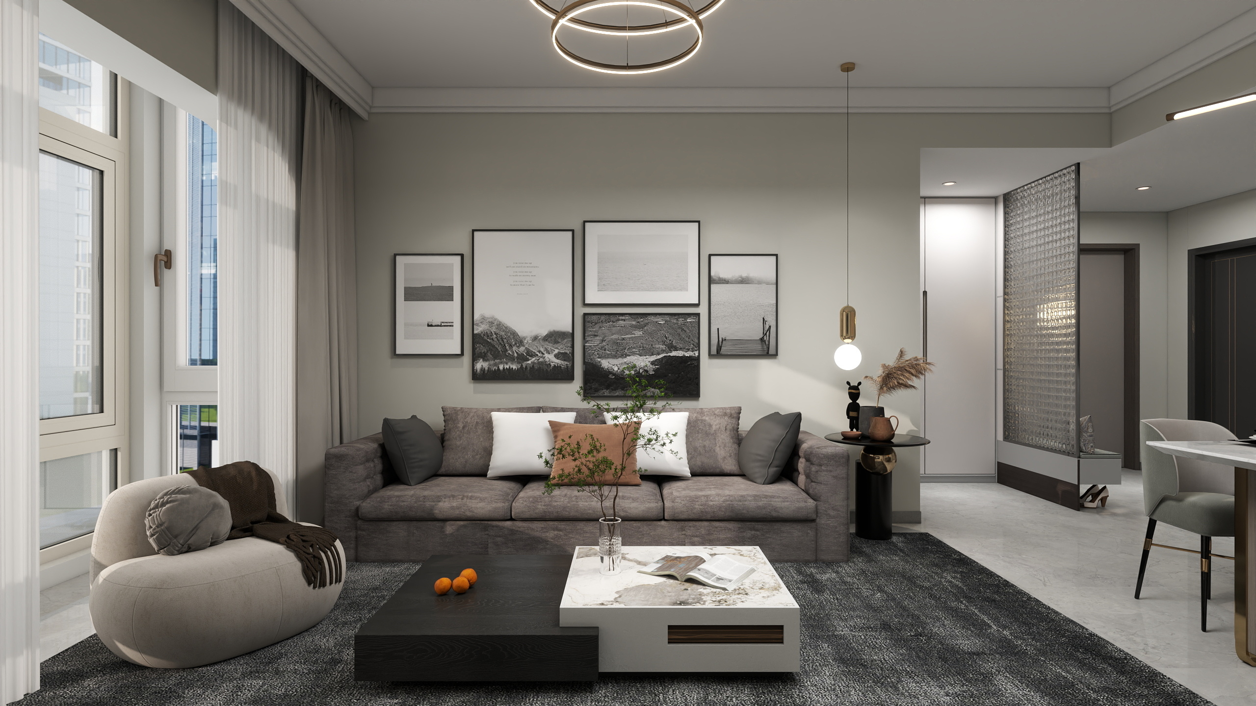 桃子味汽水923-76㎡2室-装修设计方案