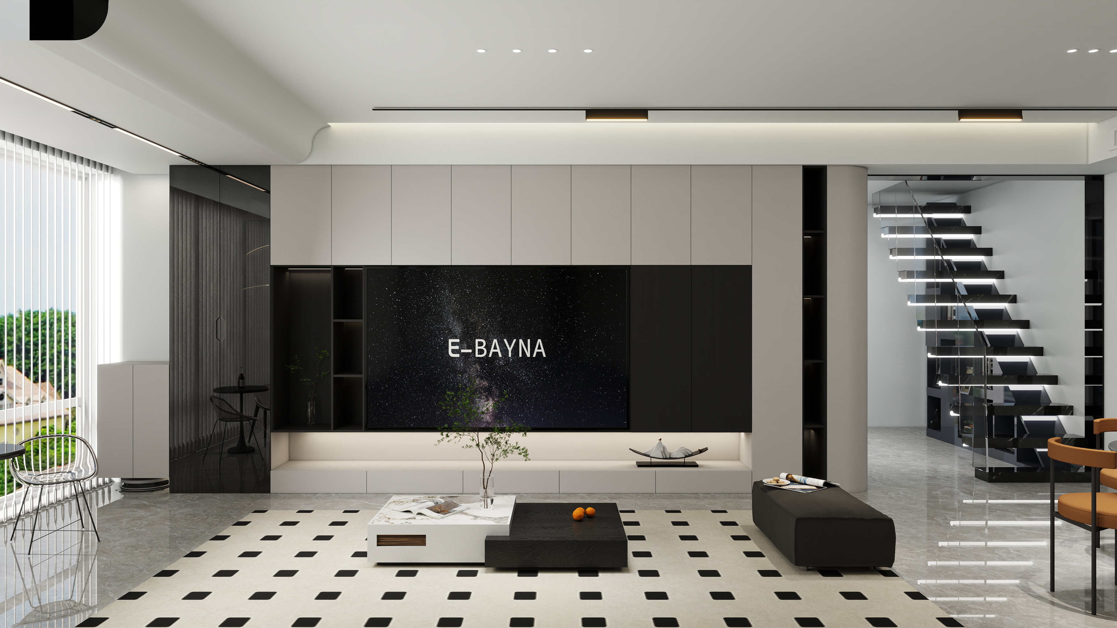 方舟..-AB0711-04黑白灰极简-装修设计方案