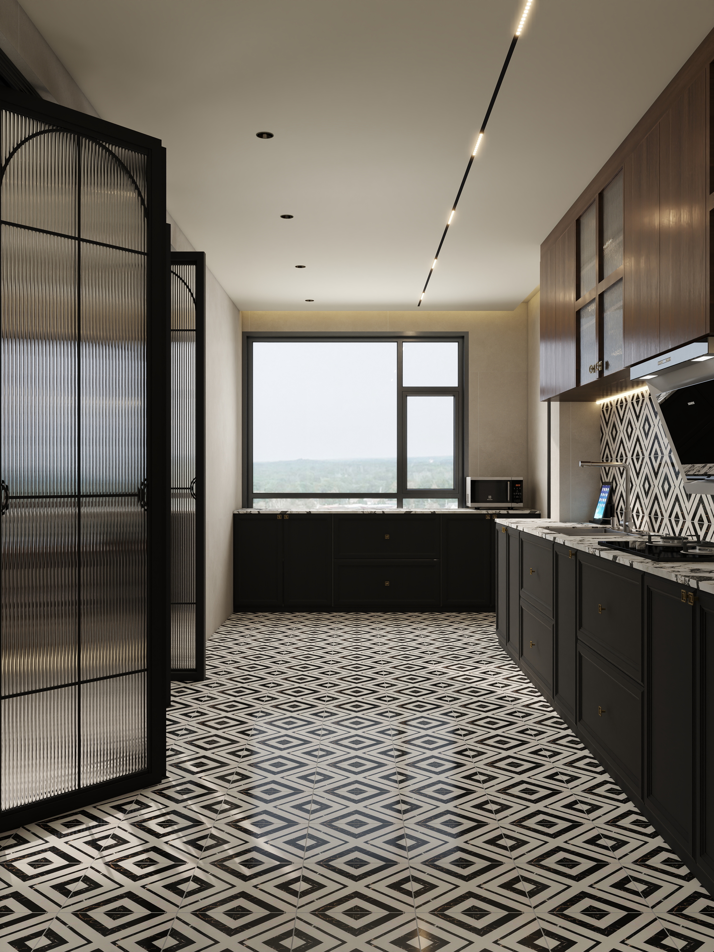 张煜强煜境设计-盛世名门混搭279㎡6室装修效果图