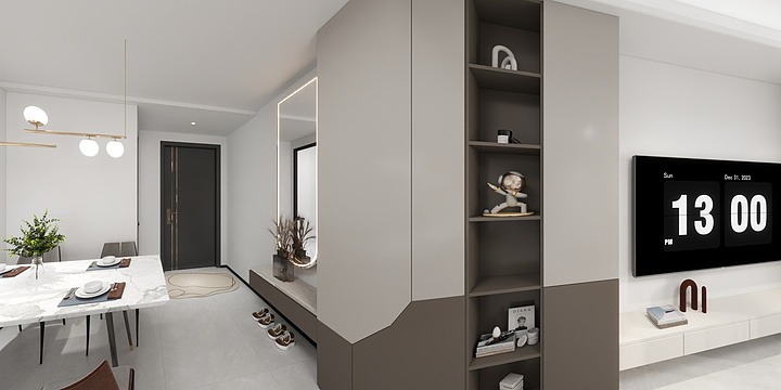 沫沫然TING-现代简约---梁溪本源-装修设计方案