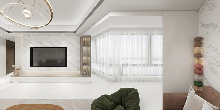 青清苹果全屋定制-亚运城113㎡4室-装修设计方案