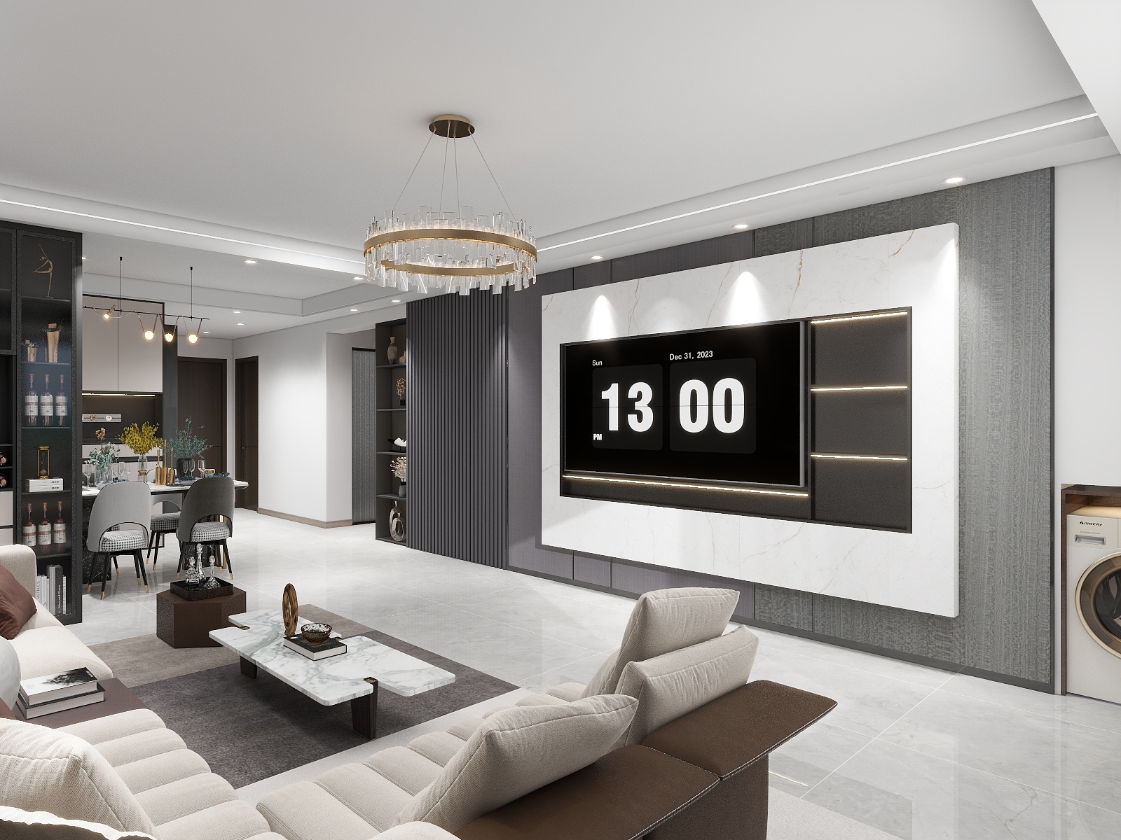 室内设计师木恩-西河套社区110户型-装修设计方案