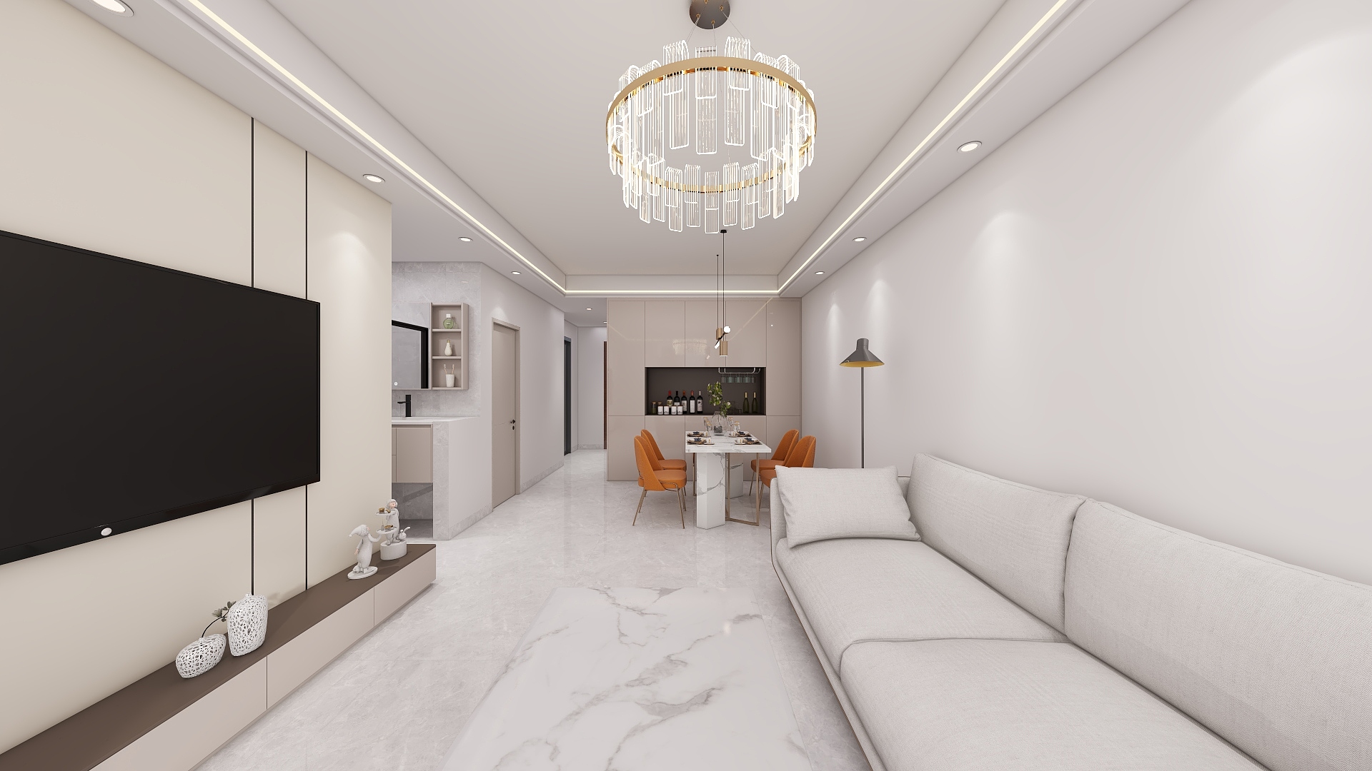 设计师阿燕-蓝湾星宸86㎡2室-装修设计方案