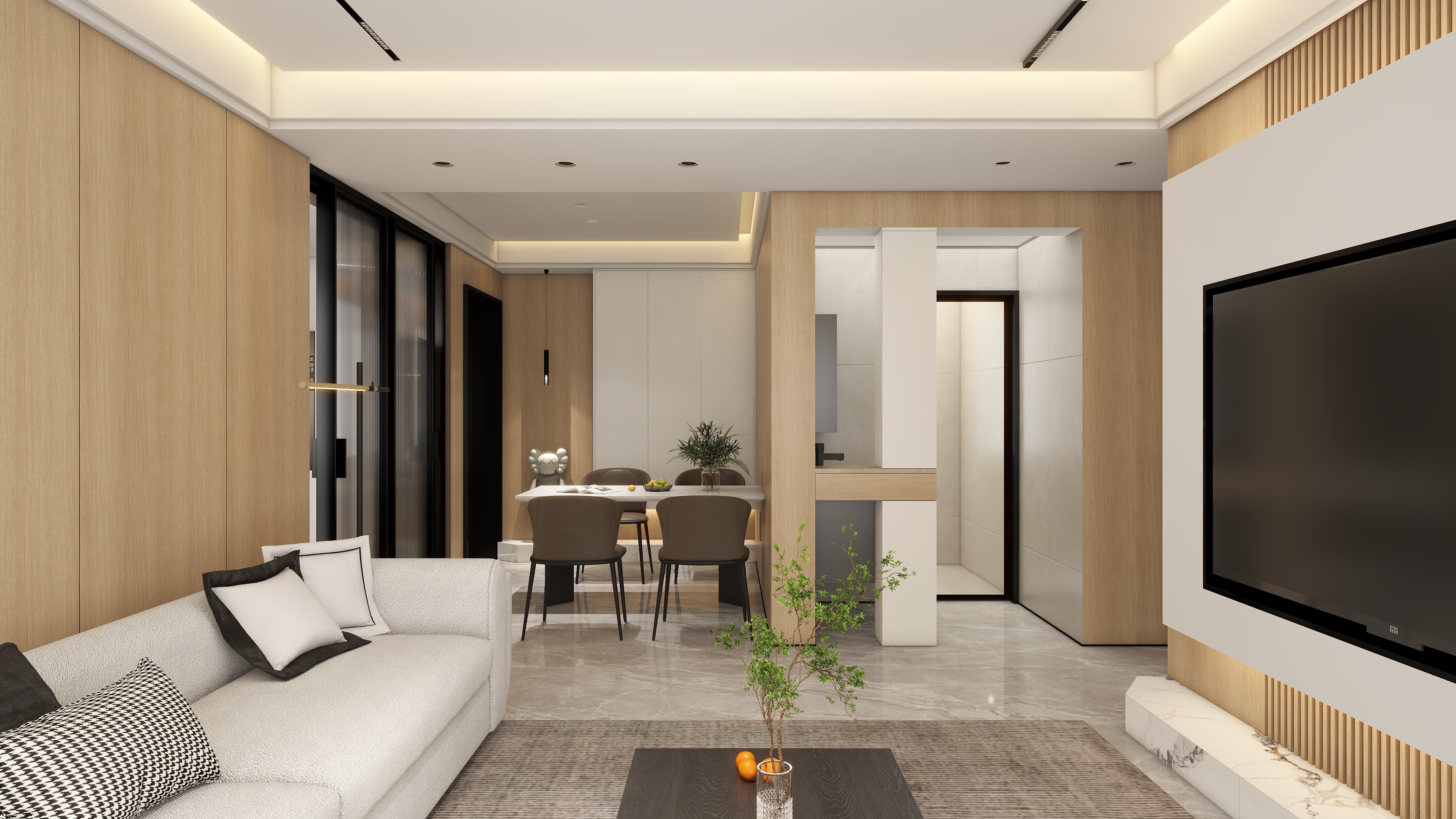 LHY881006-113㎡3室-装修设计方案