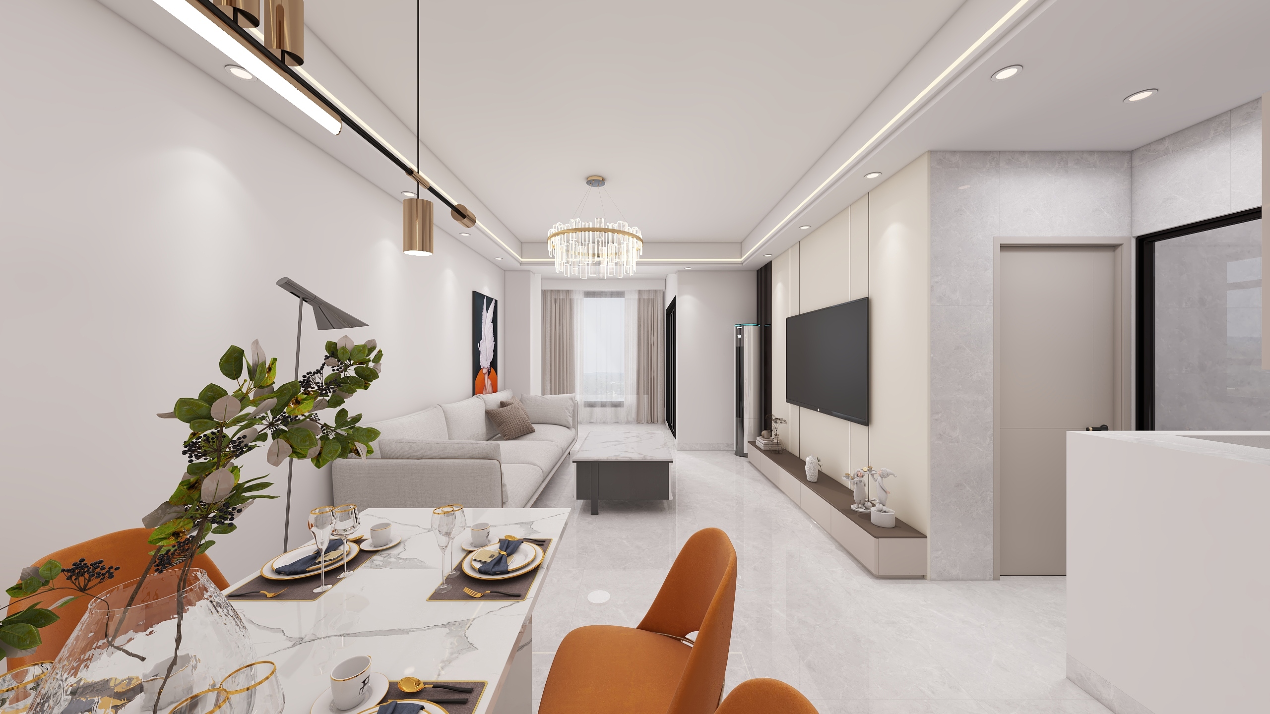 设计师阿燕-蓝湾星宸86㎡2室-装修设计方案