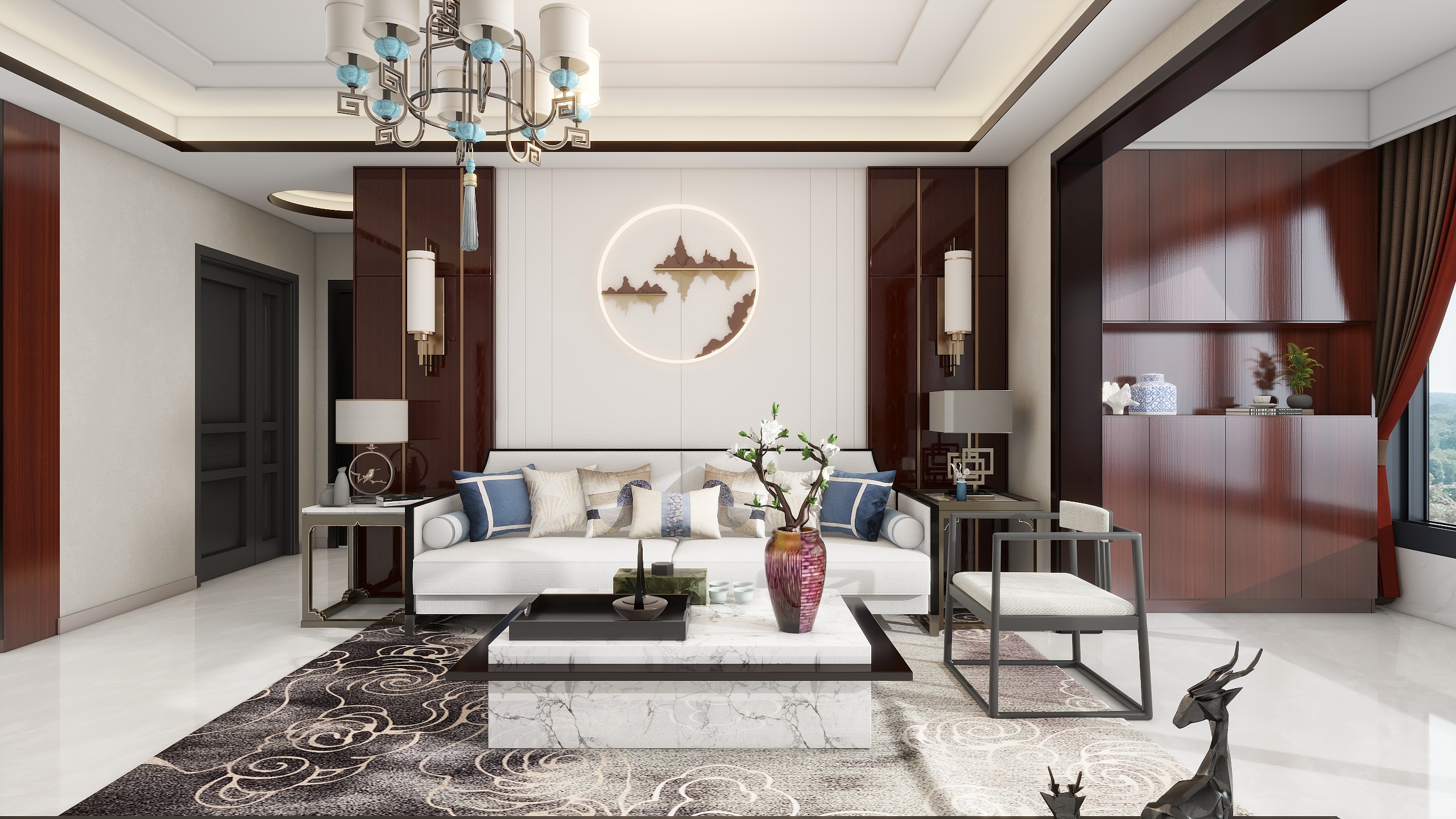 云豪y-127㎡4室装修效果图