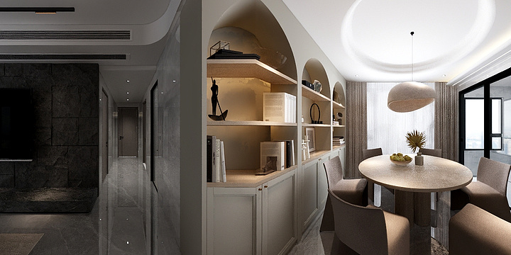 Designer阿陆-华洪明珠E户型-装修设计方案