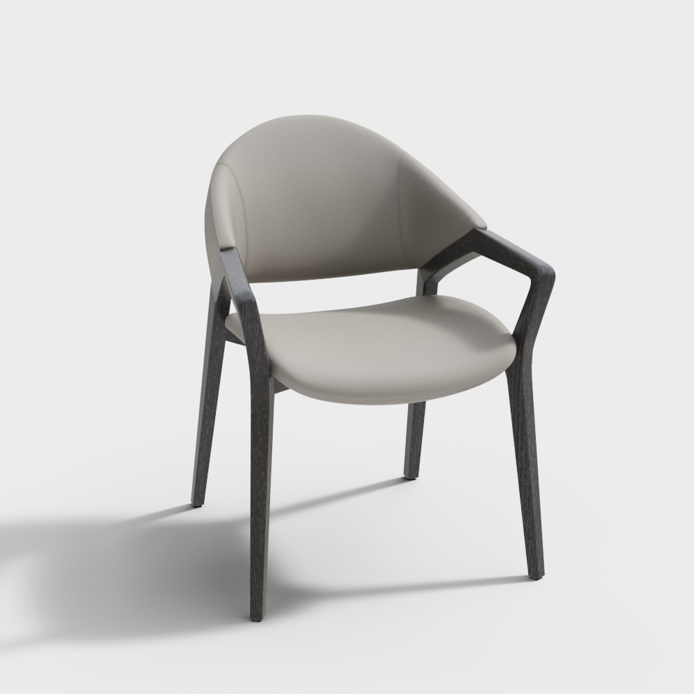 广巢GCY6007餐椅3D模型