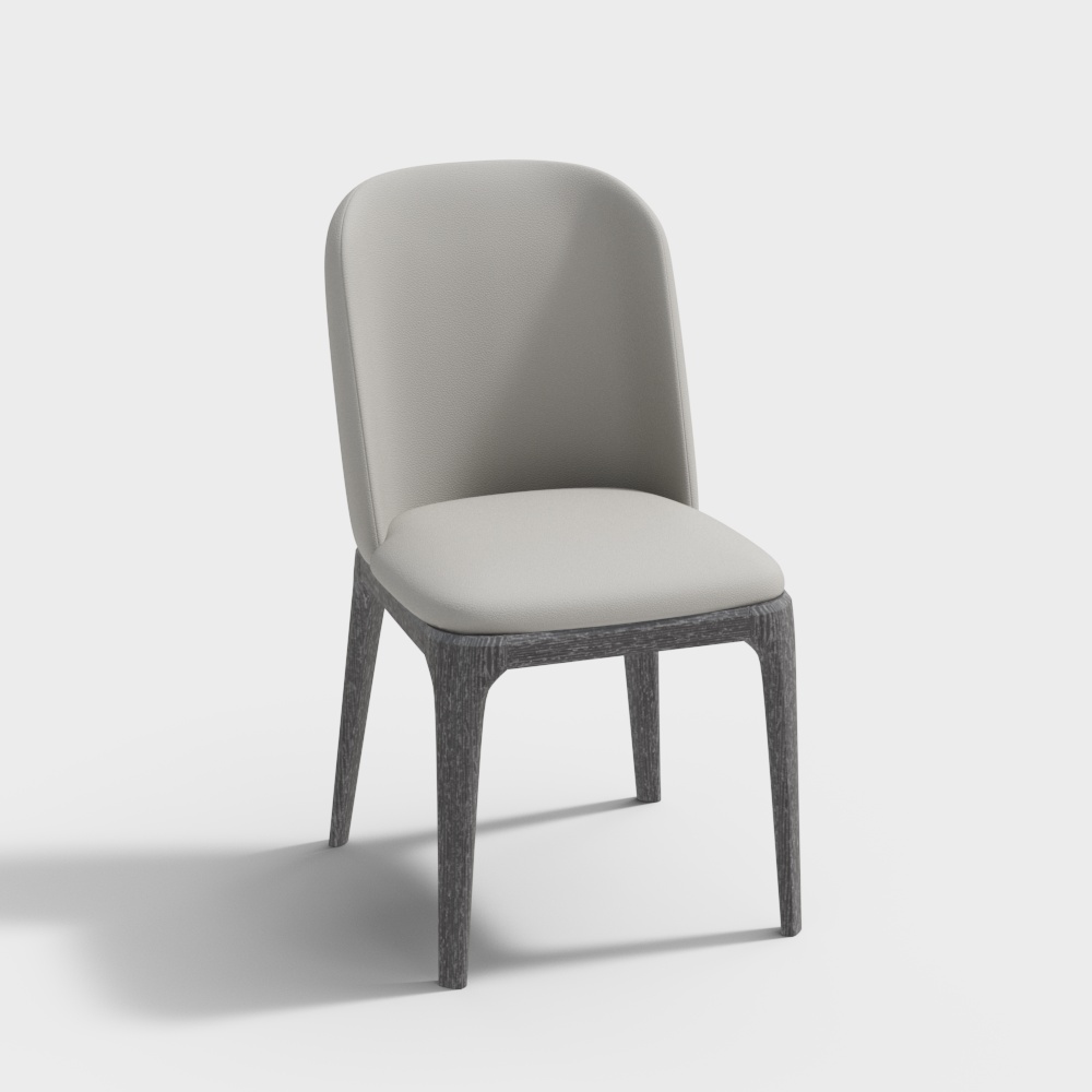 广巢GCY6001餐椅3D模型