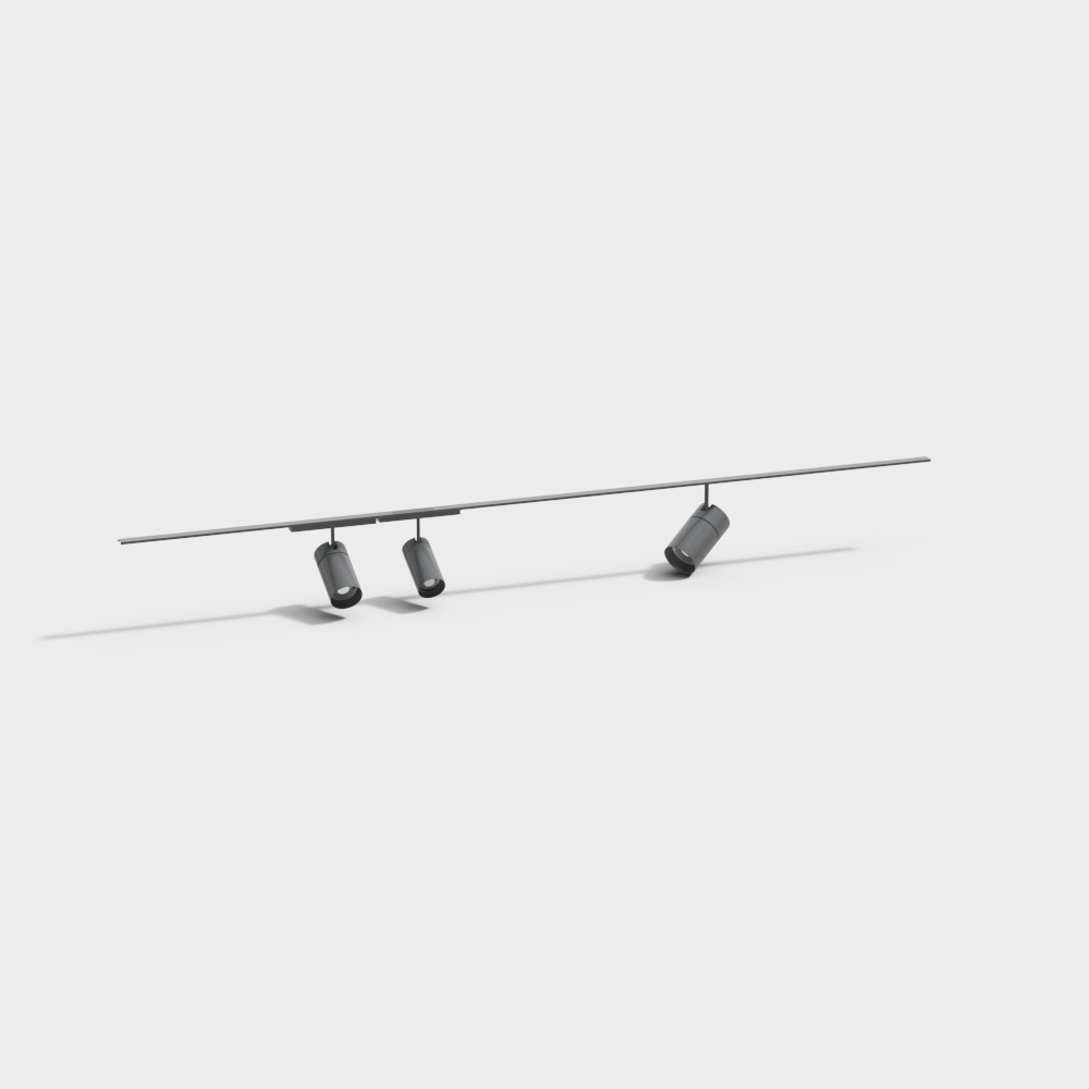 现代轨道灯3D模型