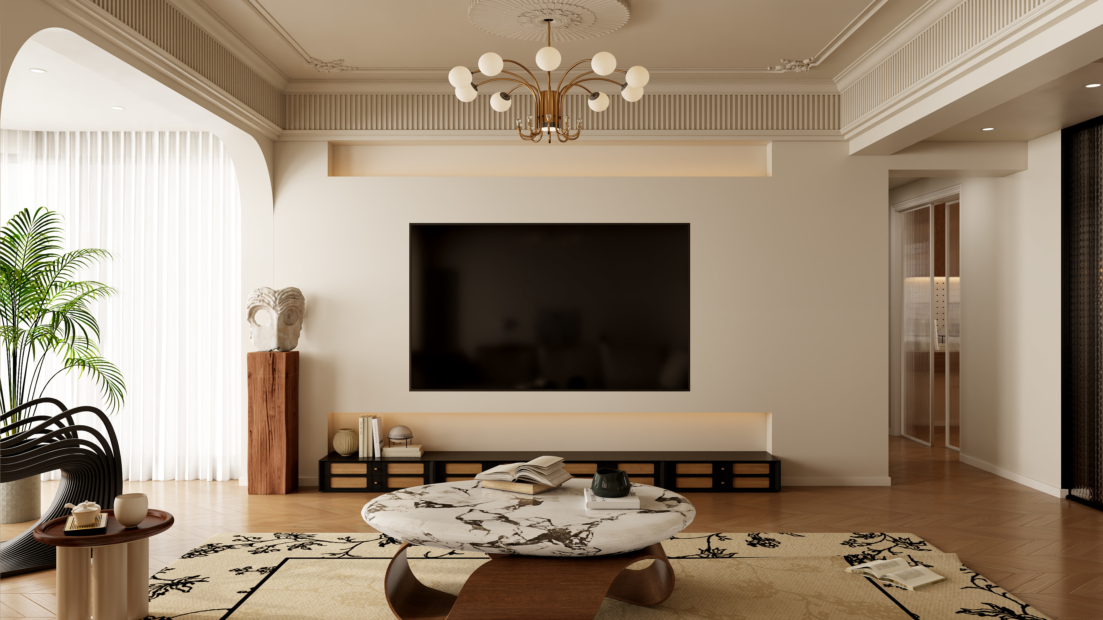 有点设计事务所-城市广场150㎡装修效果图