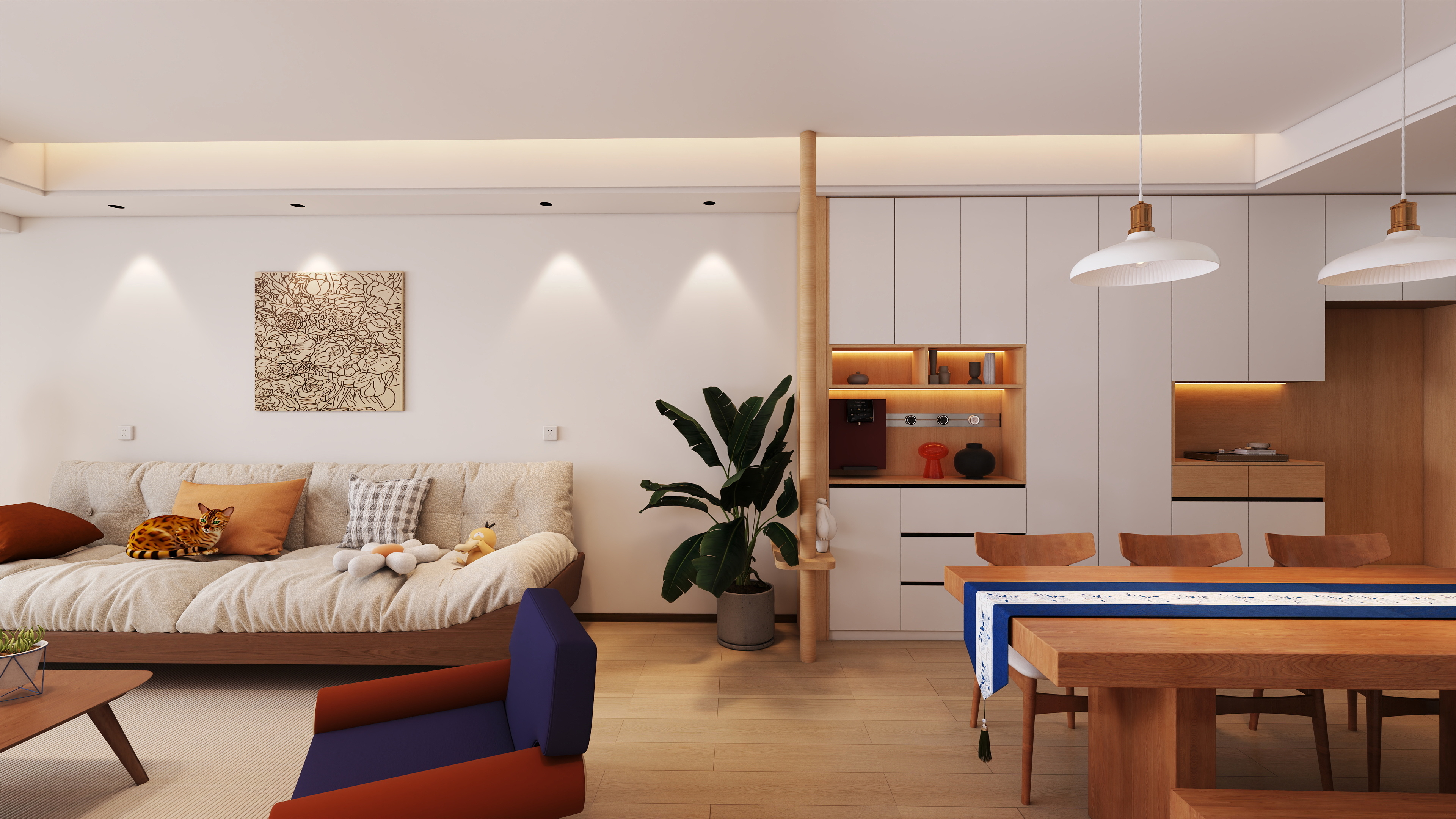 全案设计丨效果图表现-恒典装饰王先生雅居-装修设计方案