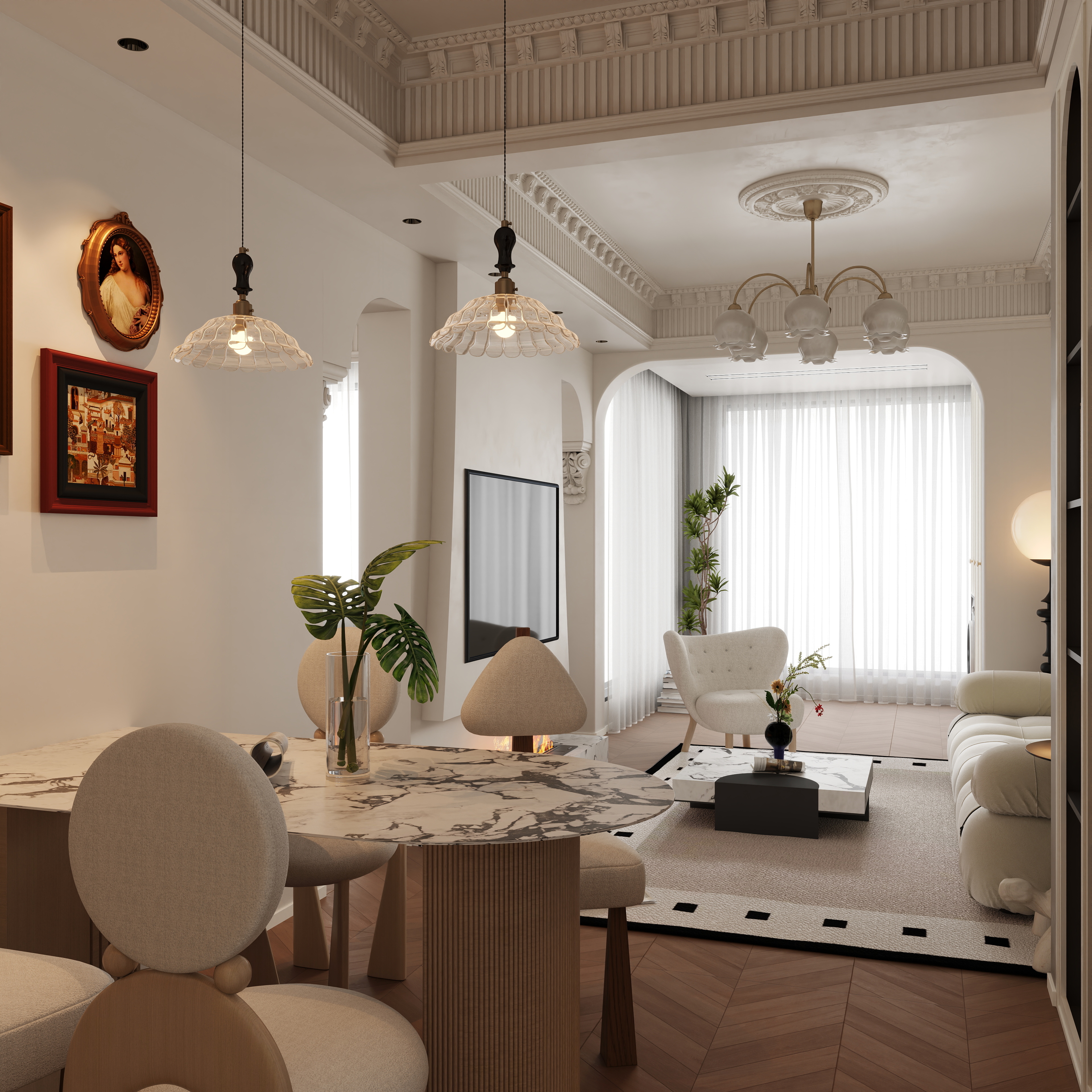 LiaoCao丨VISION-法式中古装修效果图