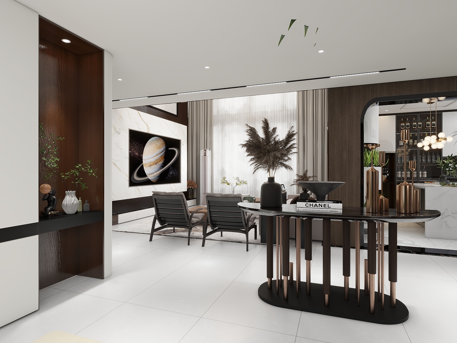 云藏在雾中-硬装资深等级考核户型-双层别墅-装修设计方案