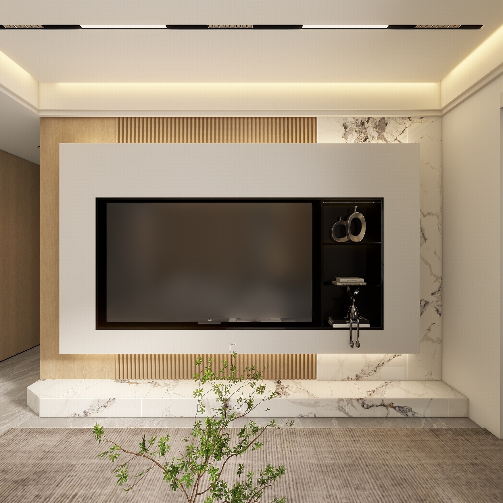 LHY881006-113㎡3室装修效果图