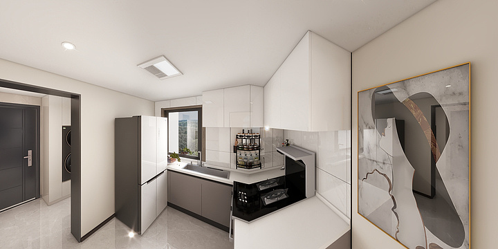 PED-桥西村鲁先生酷家乐-装修设计方案