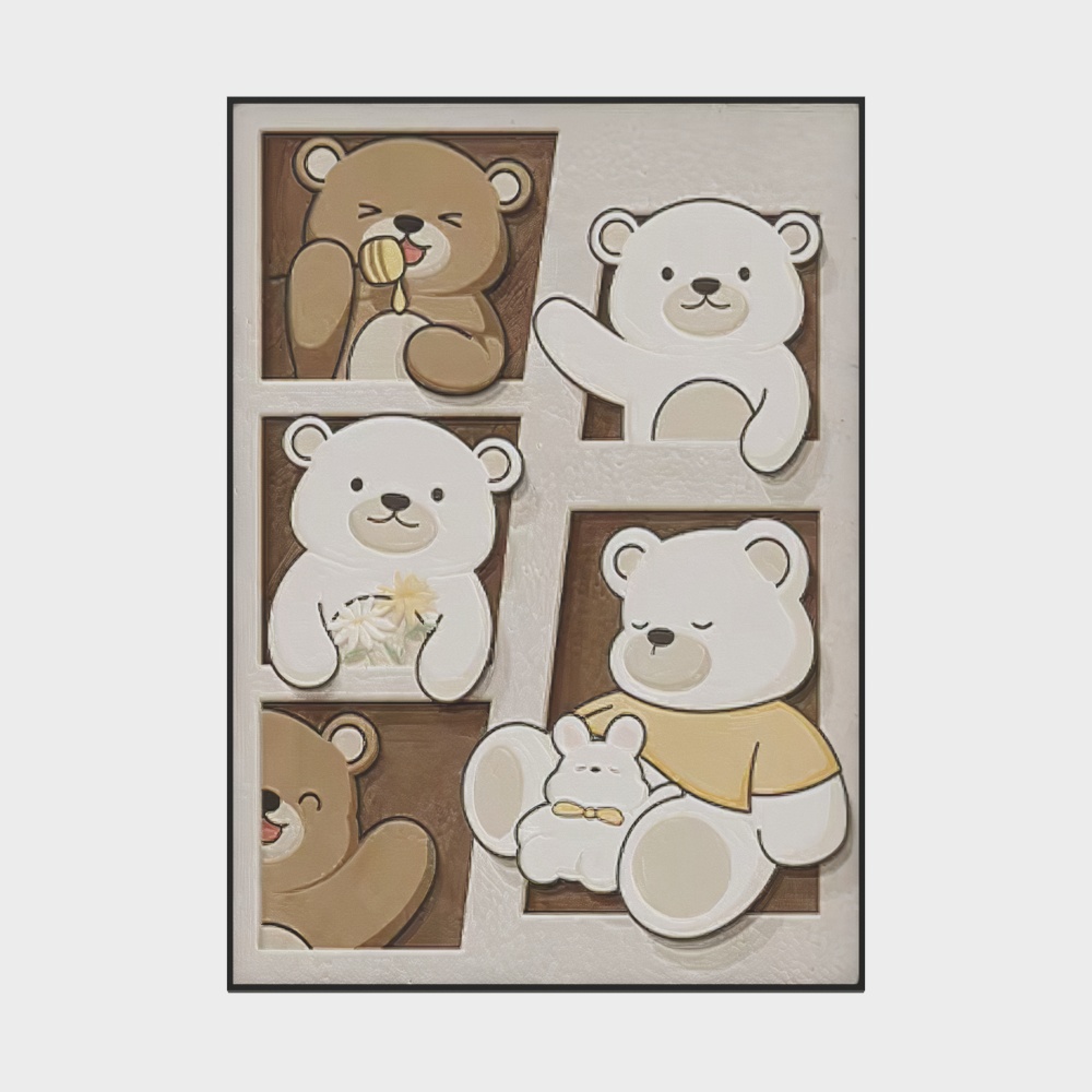 现代儿童挂画