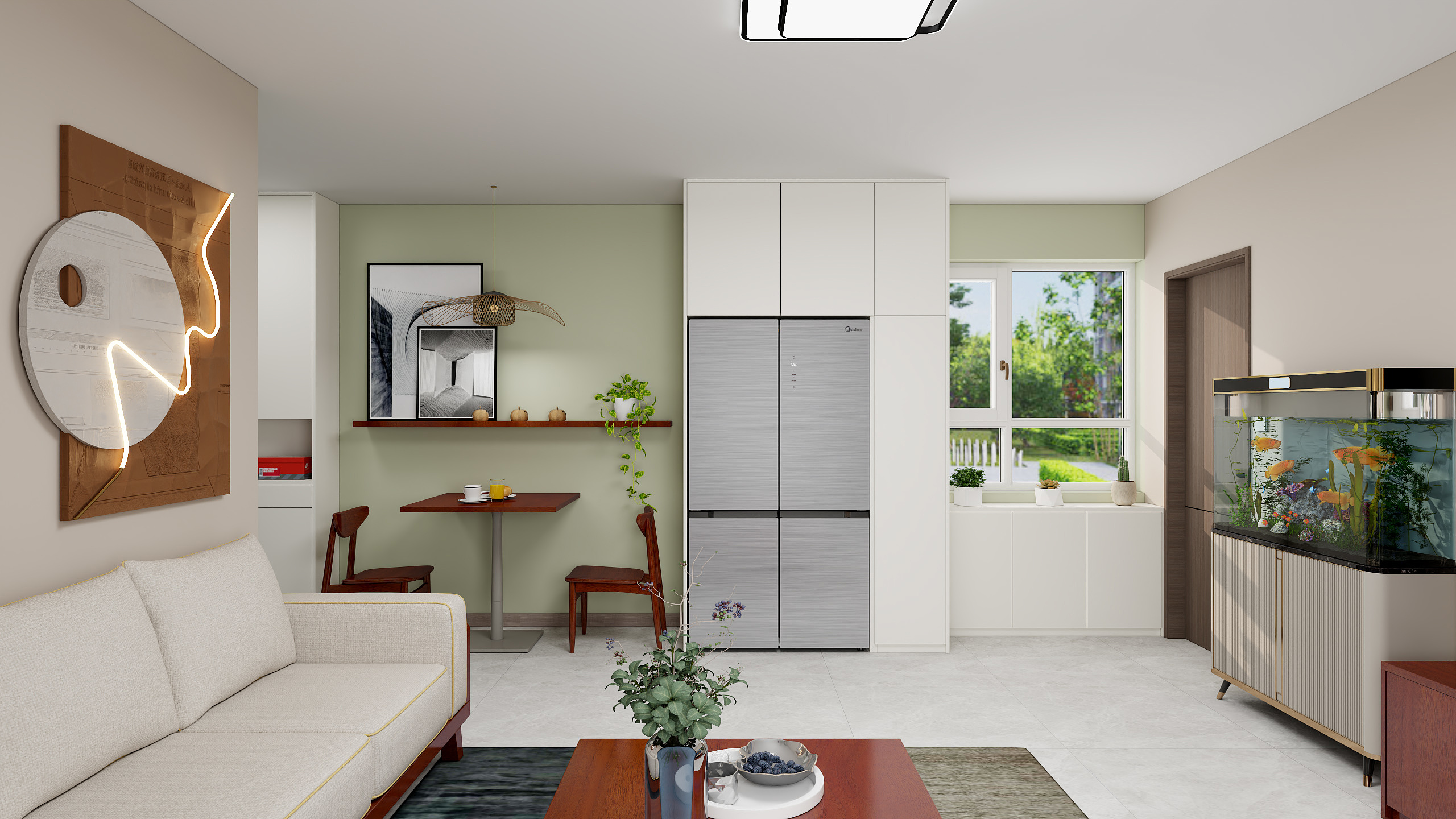 門吉-玉台花园城吴总家客厅-装修设计方案