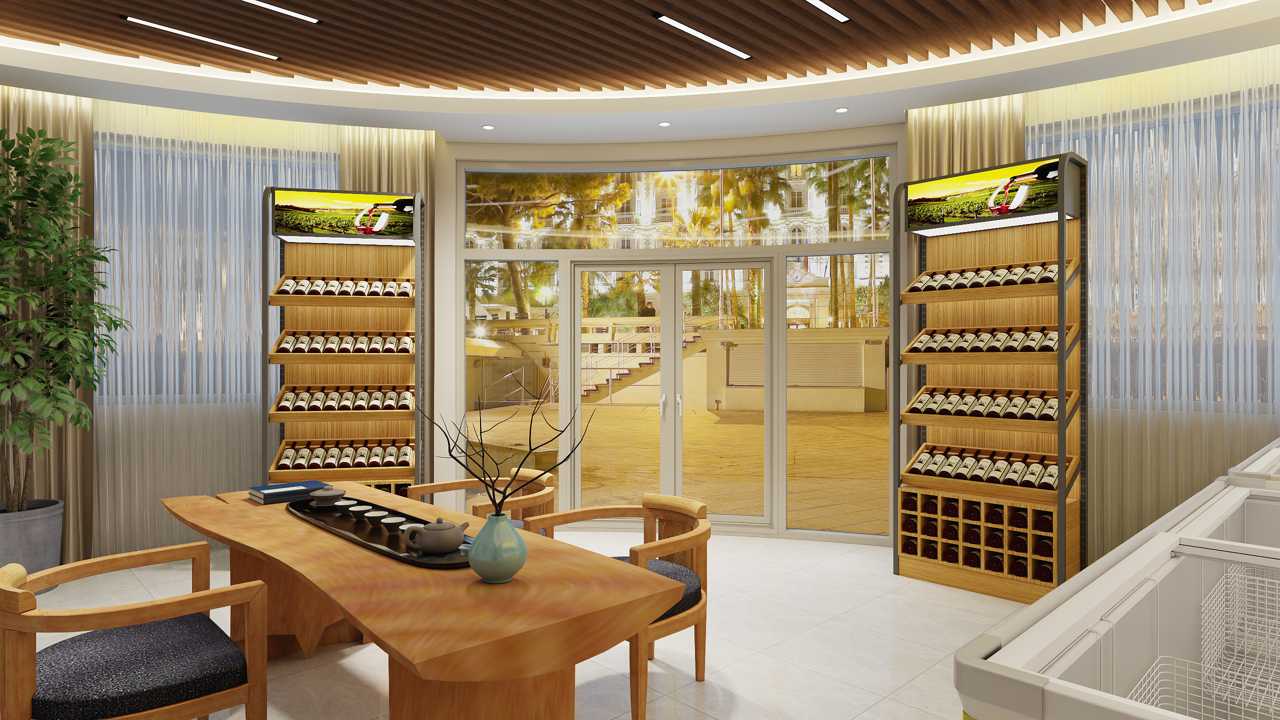 門吉-玉台花园城转角专卖点-装修设计方案