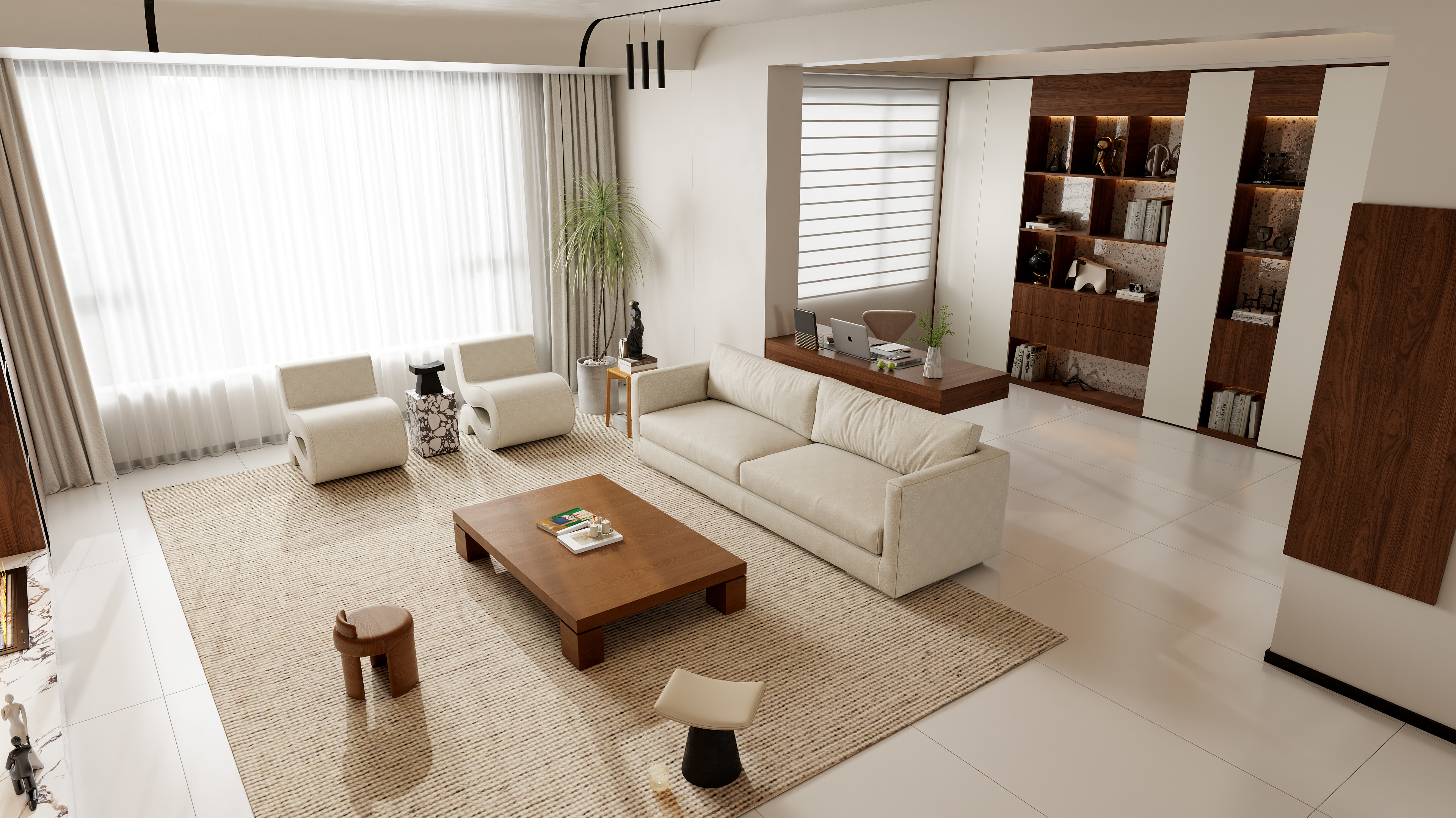 张张涨钱啦-166㎡1室-装修设计方案