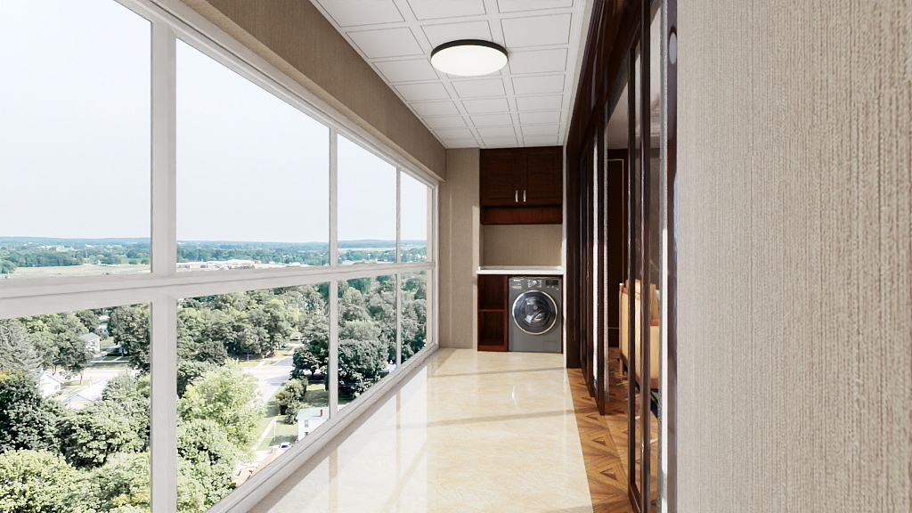 设计刘兴-美式设计125㎡3室-装修设计方案