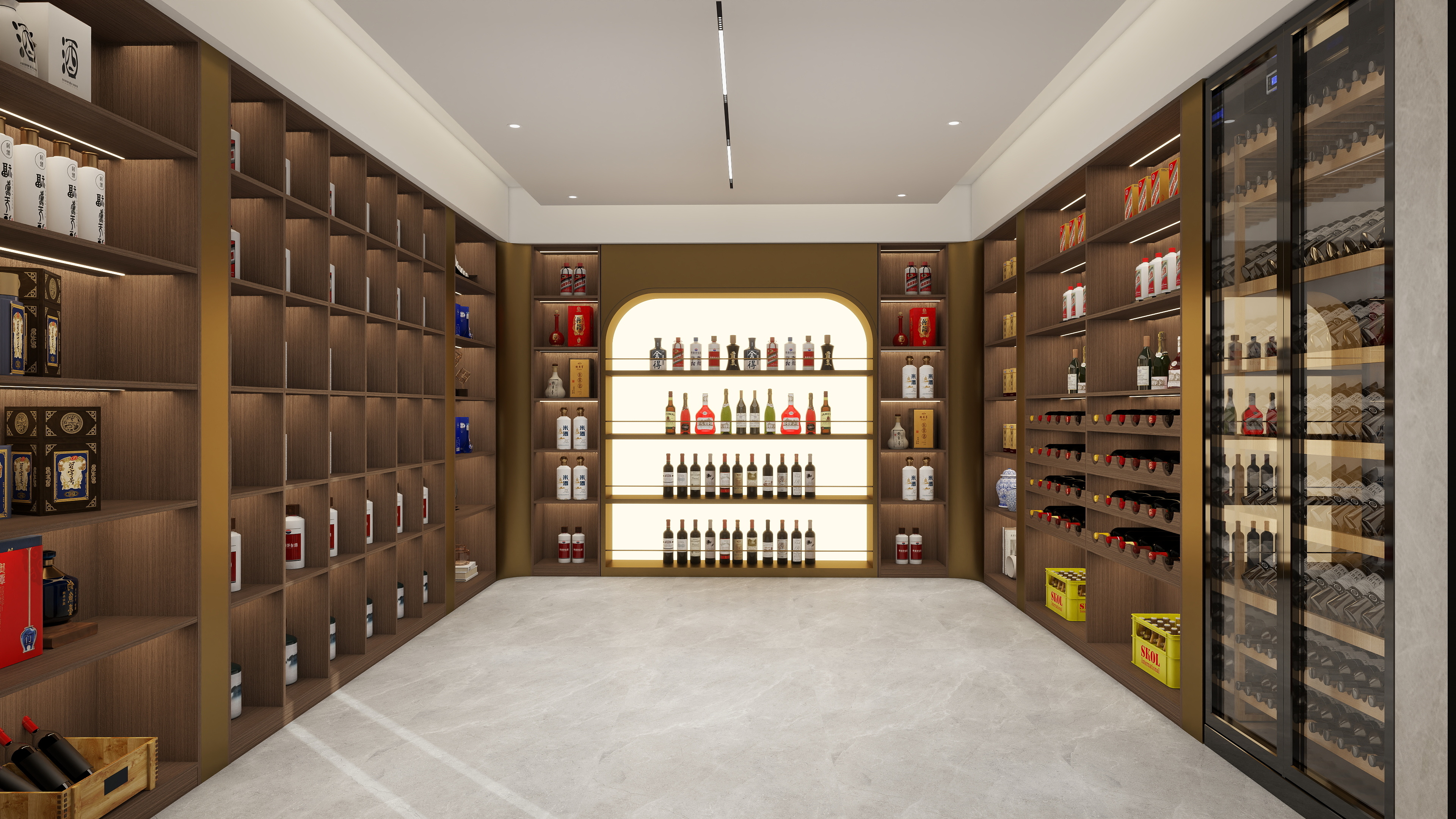 长沙森歌不锈钢定制-酒窖-装修设计方案