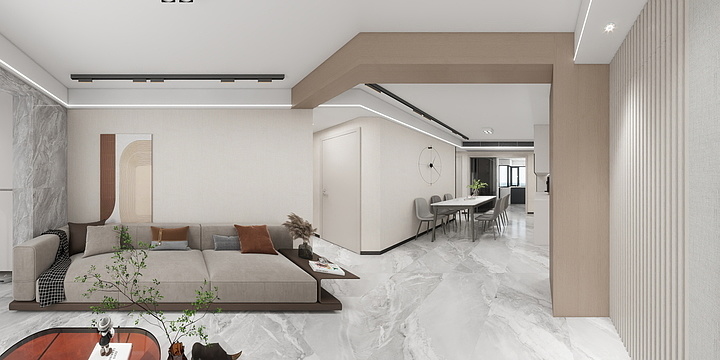 TSG一设计-万杭府12-604 效果图-装修设计方案