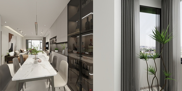 洛克设-金科高总雅居-装修设计方案