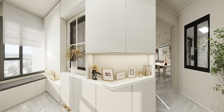 颜鹏利设计工作室-94㎡3室-装修设计方案